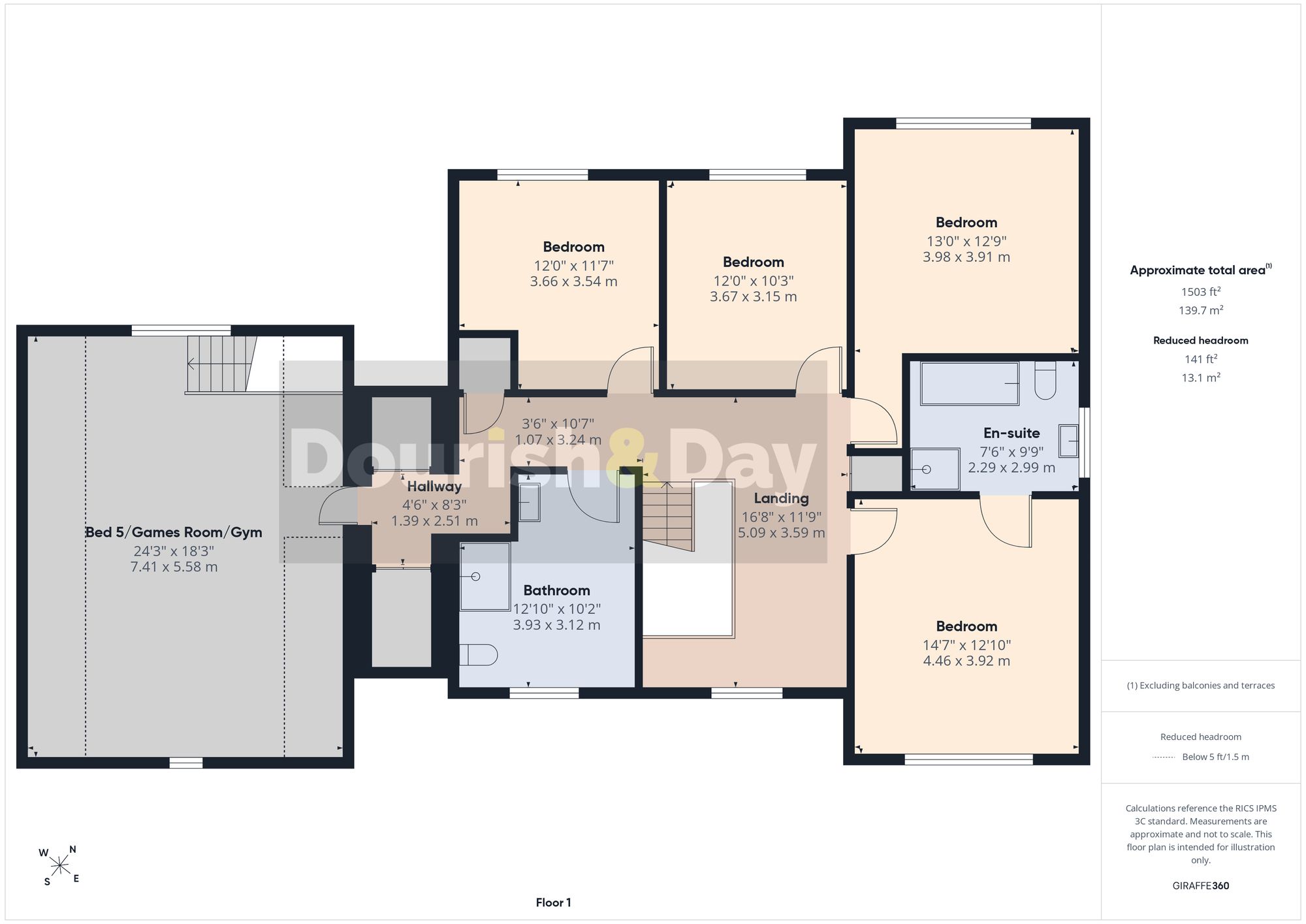 5 bed detached house for sale in Calverhall, Whitchurch, SY13 - Property floorplan