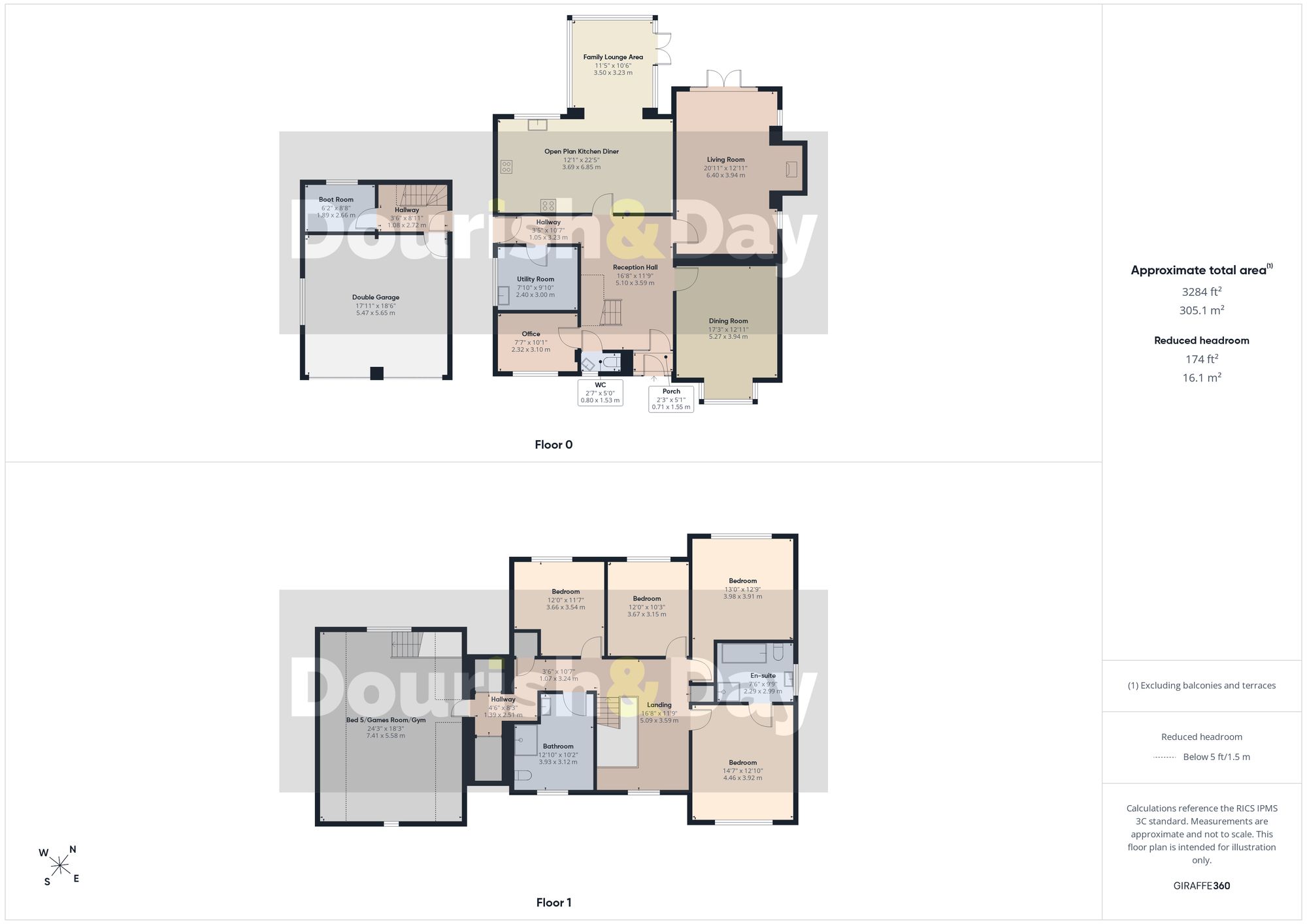 5 bed detached house for sale in Calverhall, Whitchurch, SY13 - Property floorplan