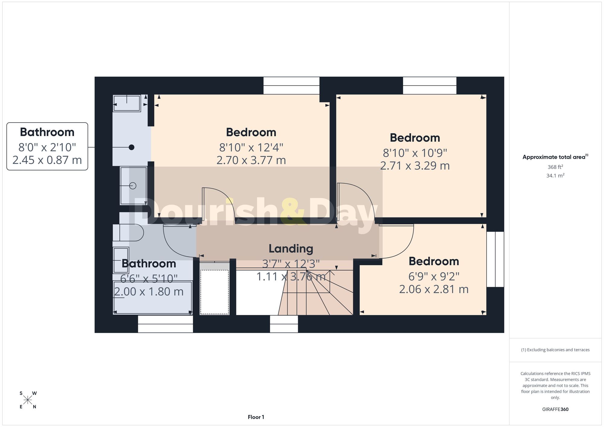 3 bed semi-detached house for sale in Meadowbrook Court, Stone, ST15 - Property floorplan