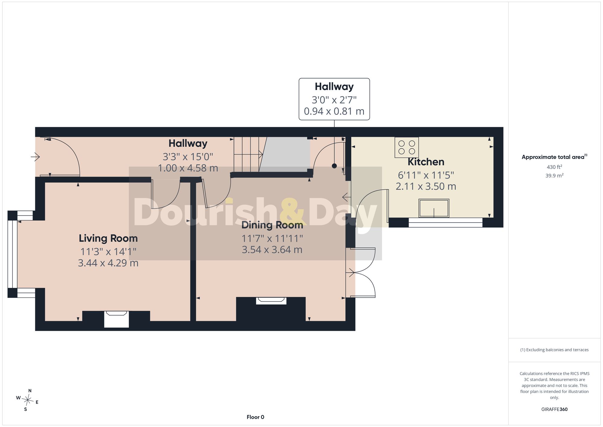 2 bed end of terrace house for sale in Park Road, Whitchurch, SY13 - Property floorplan