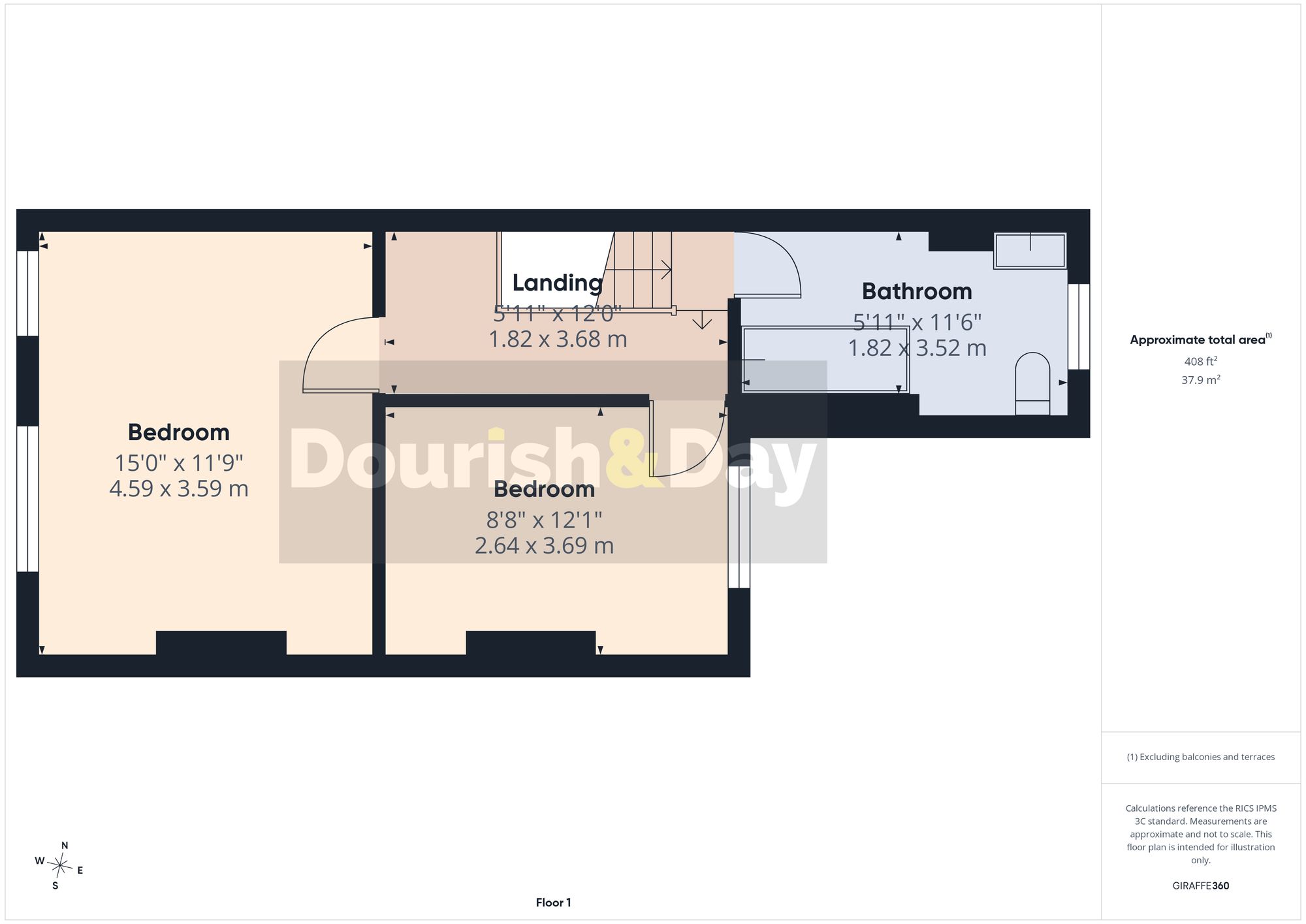 2 bed end of terrace house for sale in Park Road, Whitchurch, SY13 - Property floorplan
