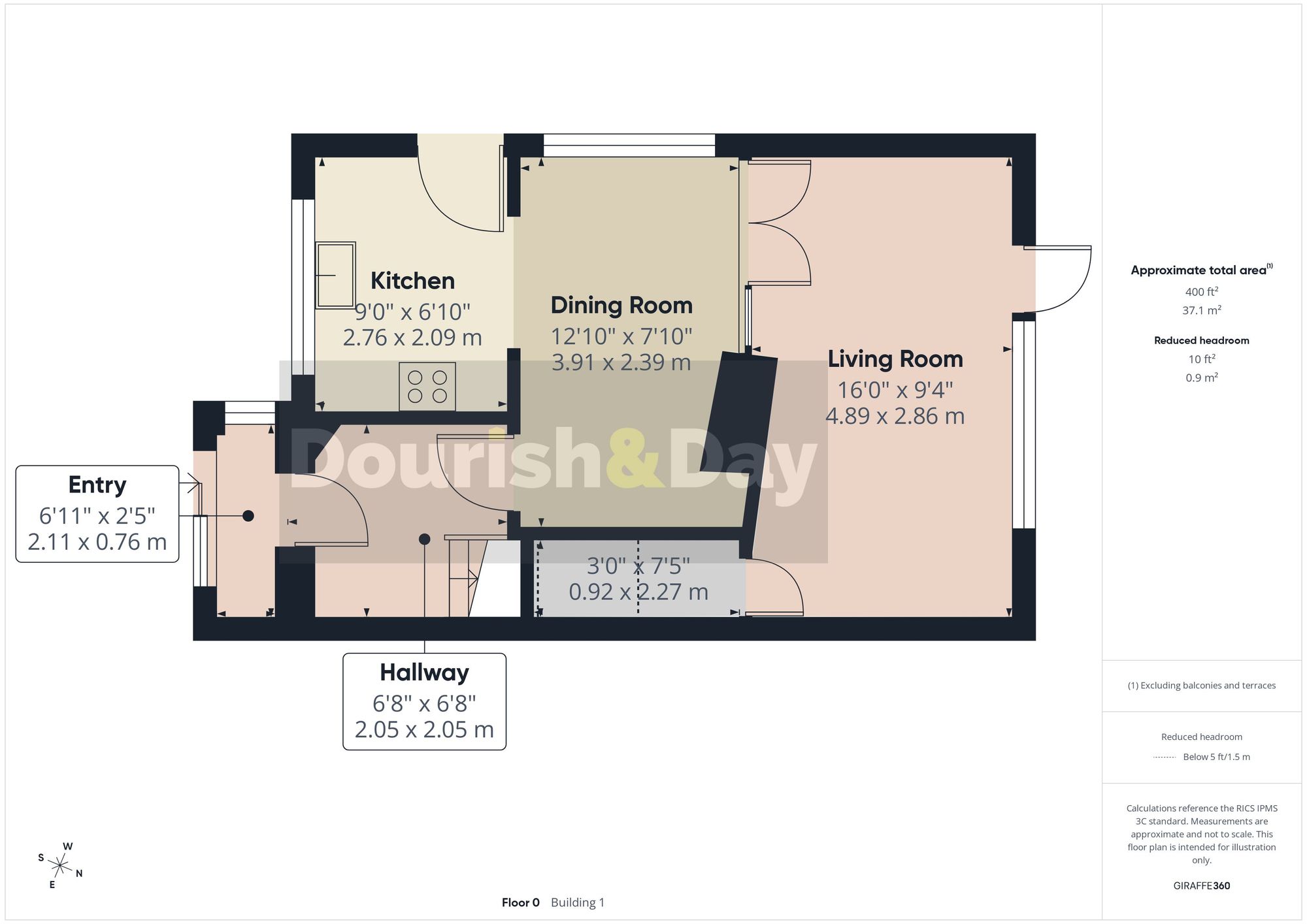 3 bed semi-detached house for sale in Beverley Drive, Stafford, ST16 - Property floorplan