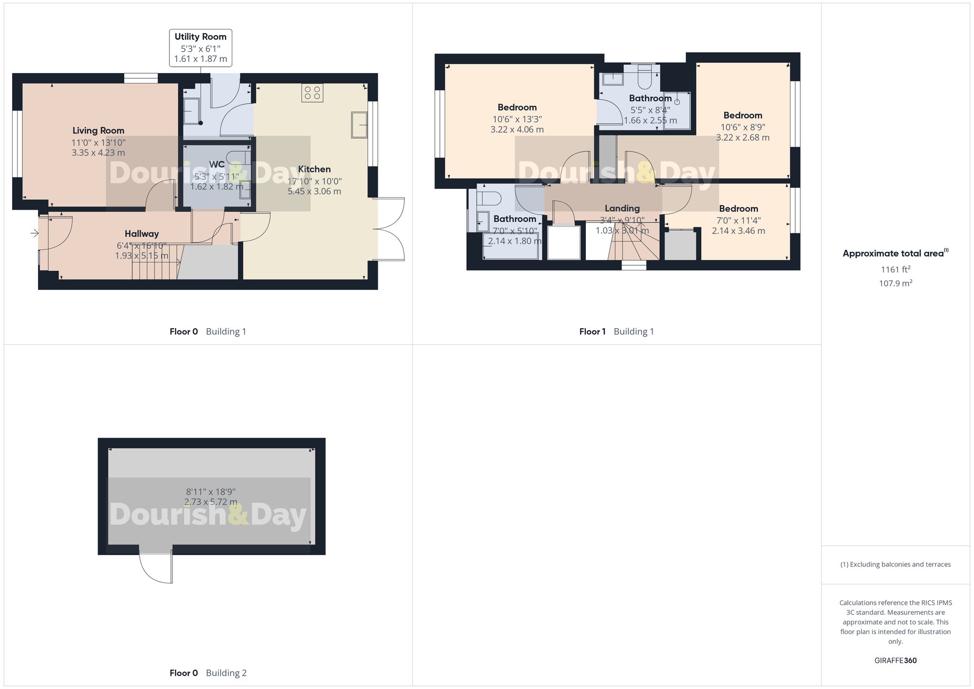 3 bed detached house for sale in Beech Tree Close, Essington, WV11 - Property floorplan