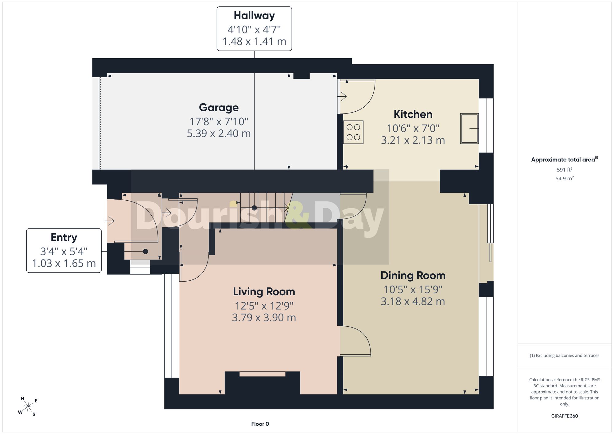 3 bed semi-detached house for sale in Elm Drive, Market Drayton, TF9 - Property floorplan