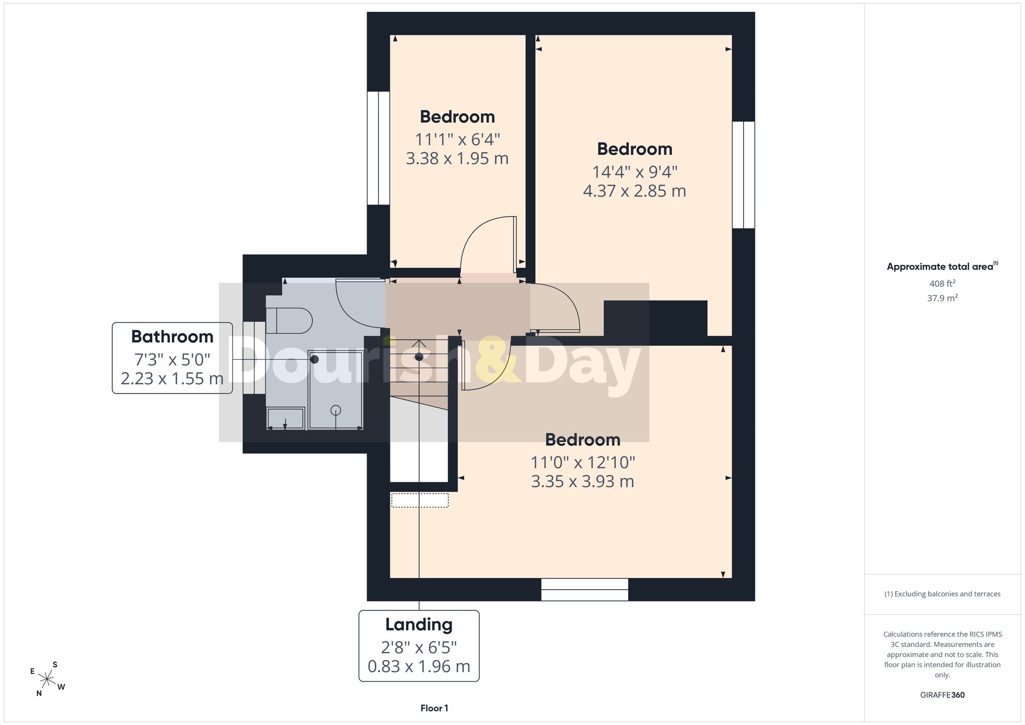 3 bed semi-detached house for sale in Green Bank, Adderley, TF9 - Property floorplan