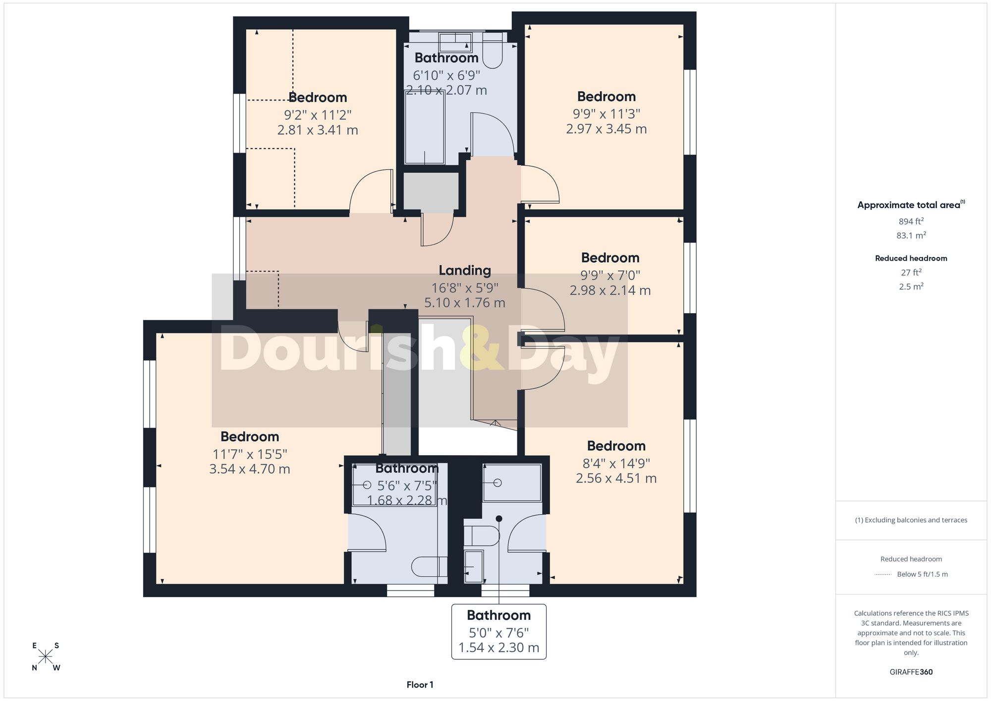 5 bed detached house for sale in Grange Court, Hixon, ST18 - Property floorplan