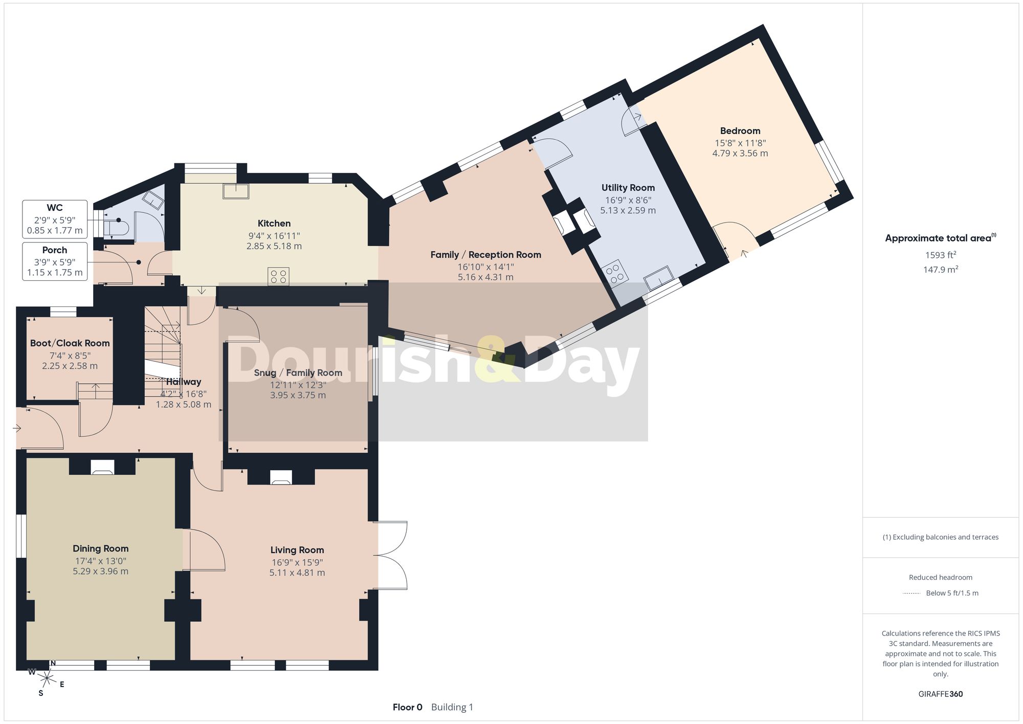 6 bed detached house for sale in Drayton Road, Hodnet, TF9 - Property floorplan