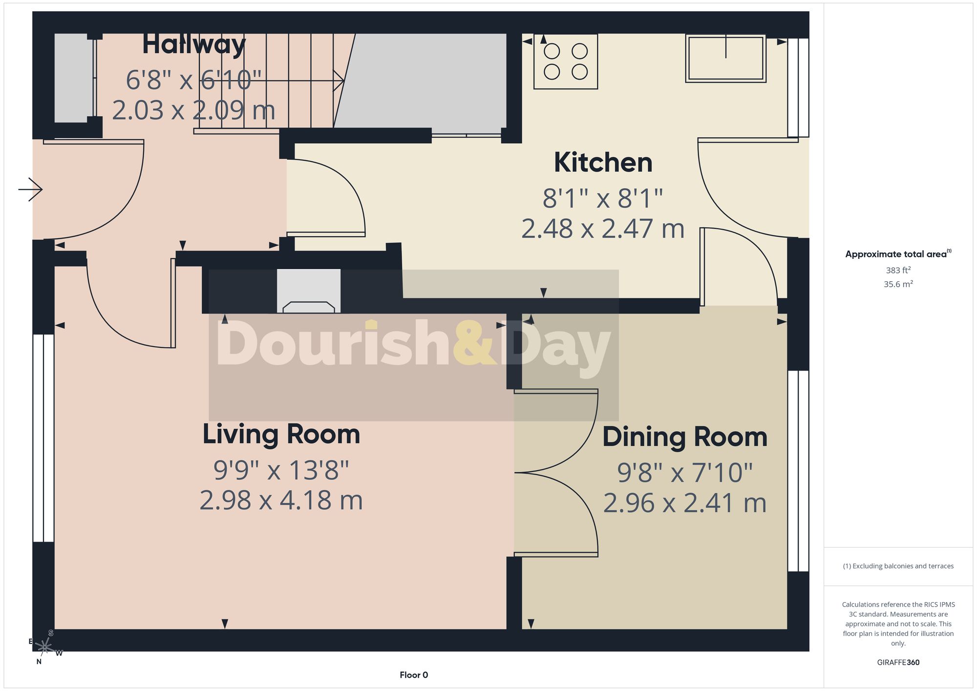 3 bed semi-detached house for sale in Wordsworth Avenue, Stafford, ST17 - Property floorplan