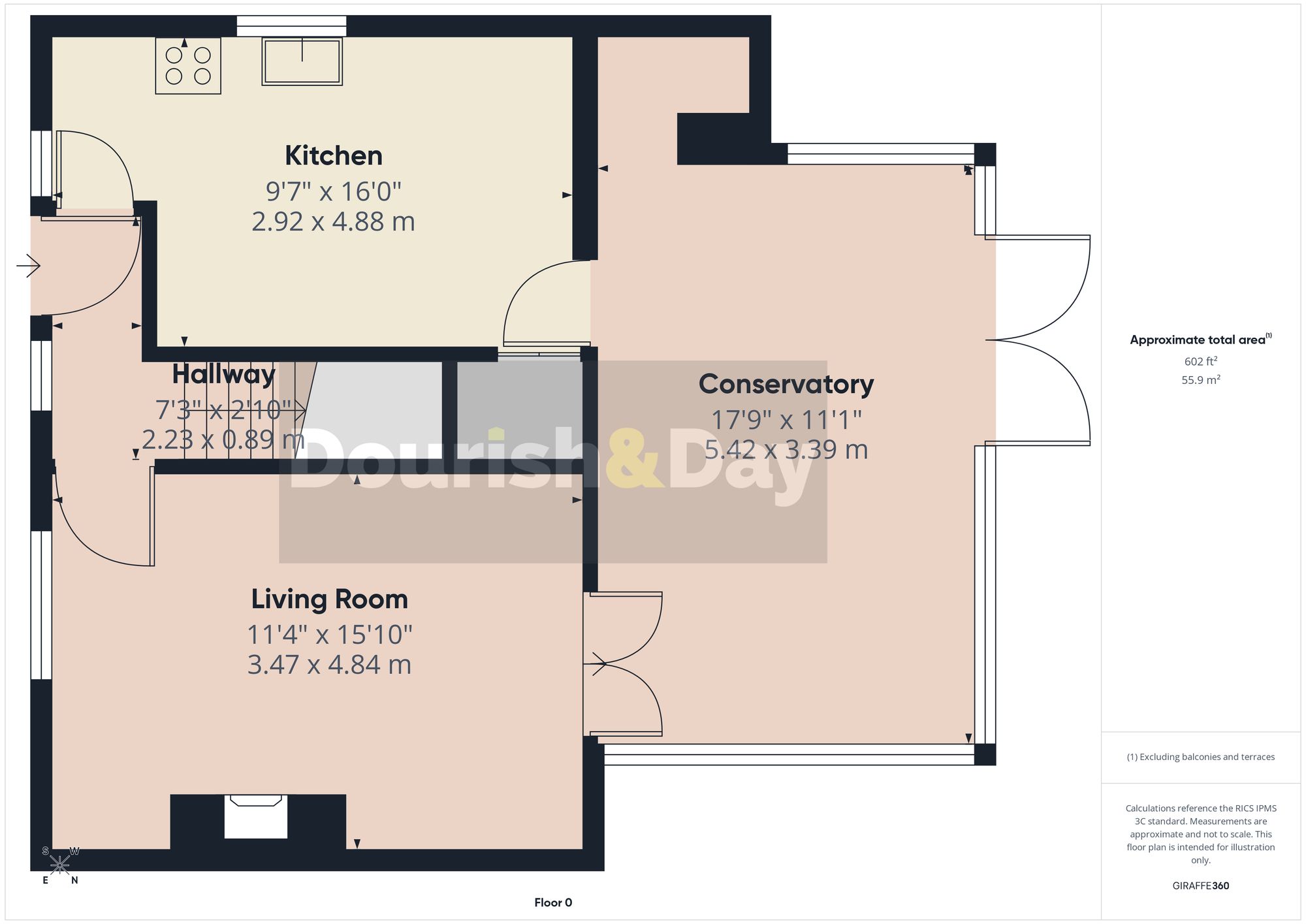 2 bed end of terrace house for sale in Greenway, Stafford, ST16 - Property floorplan