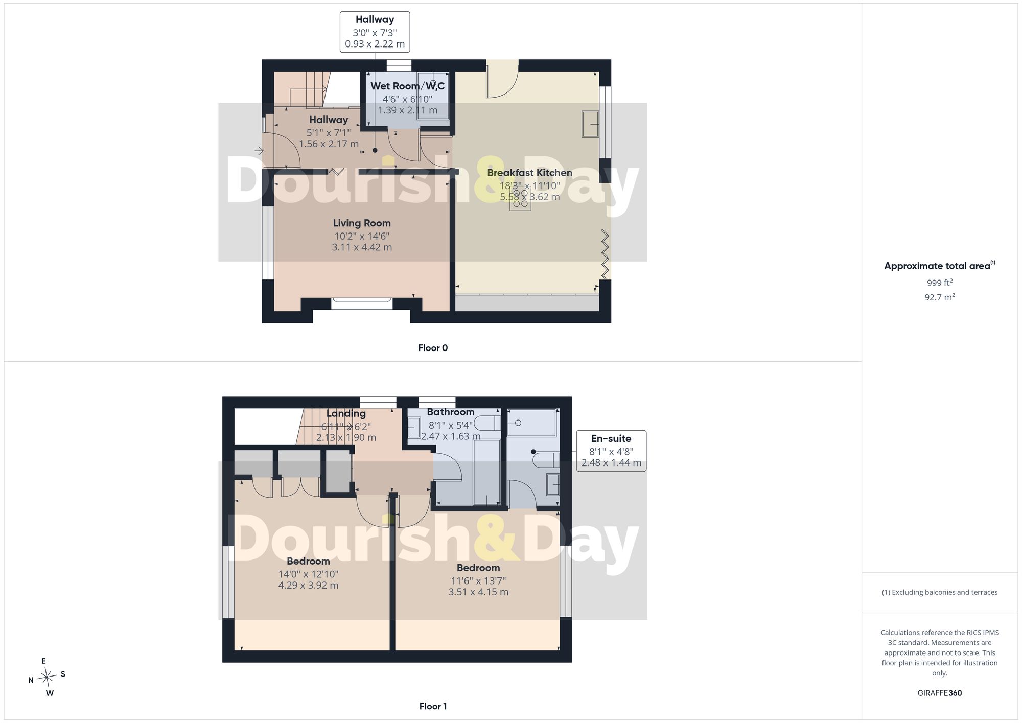 2 bed detached house for sale in Penley, Wrexham, LL13 - Property floorplan