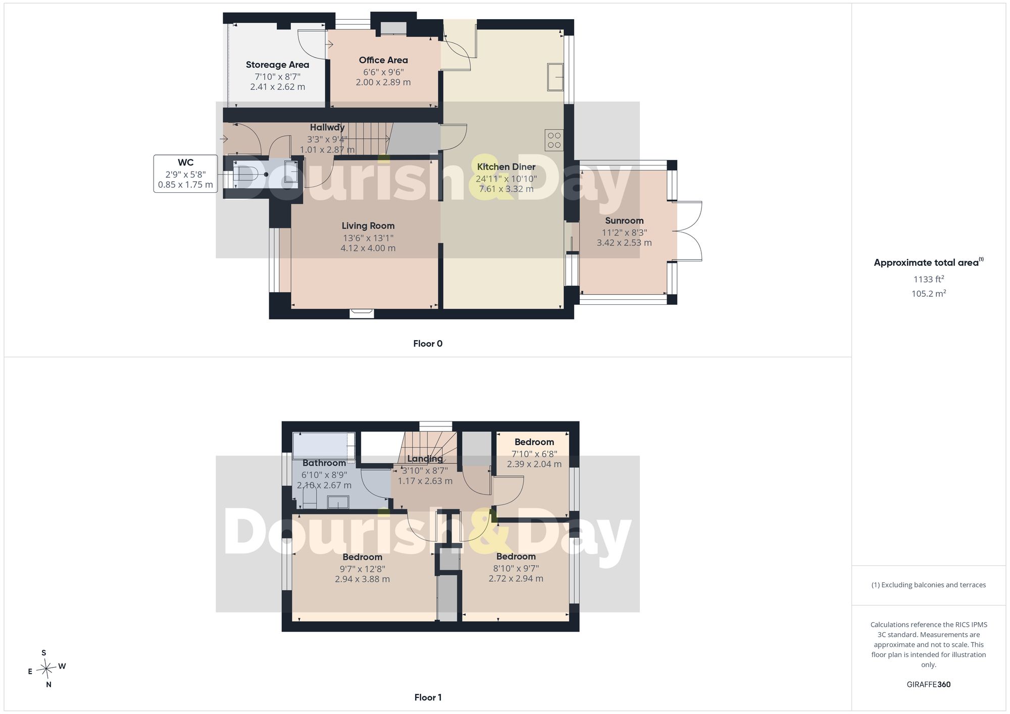 3 bed detached house for sale in The Paddocks, Market Drayton, TF9 - Property floorplan