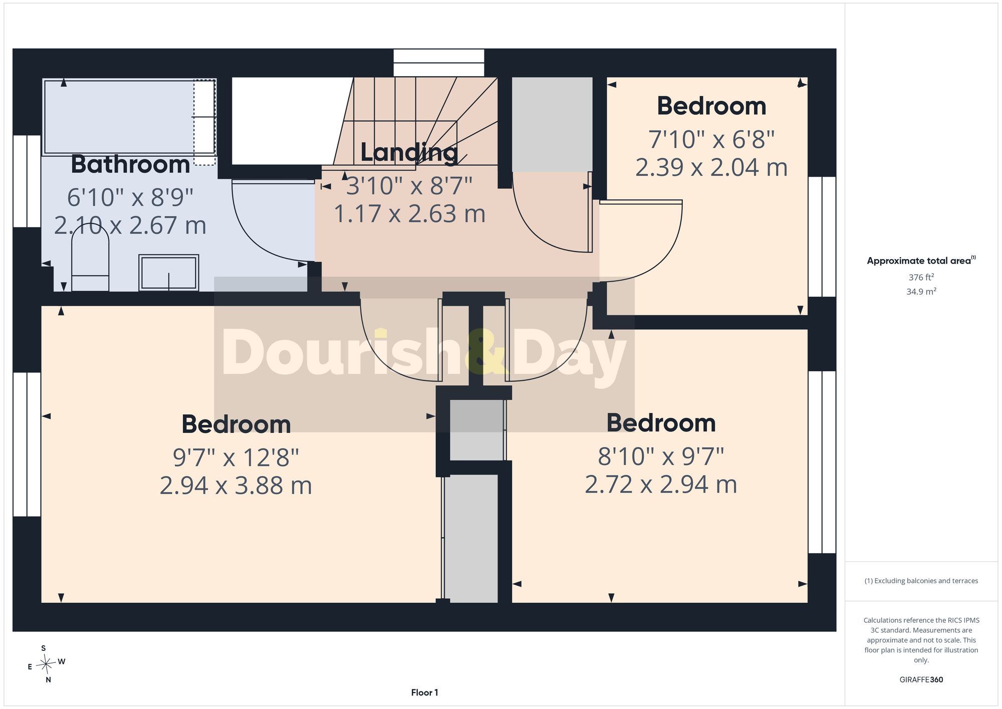3 bed detached house for sale in The Paddocks, Market Drayton, TF9 - Property floorplan
