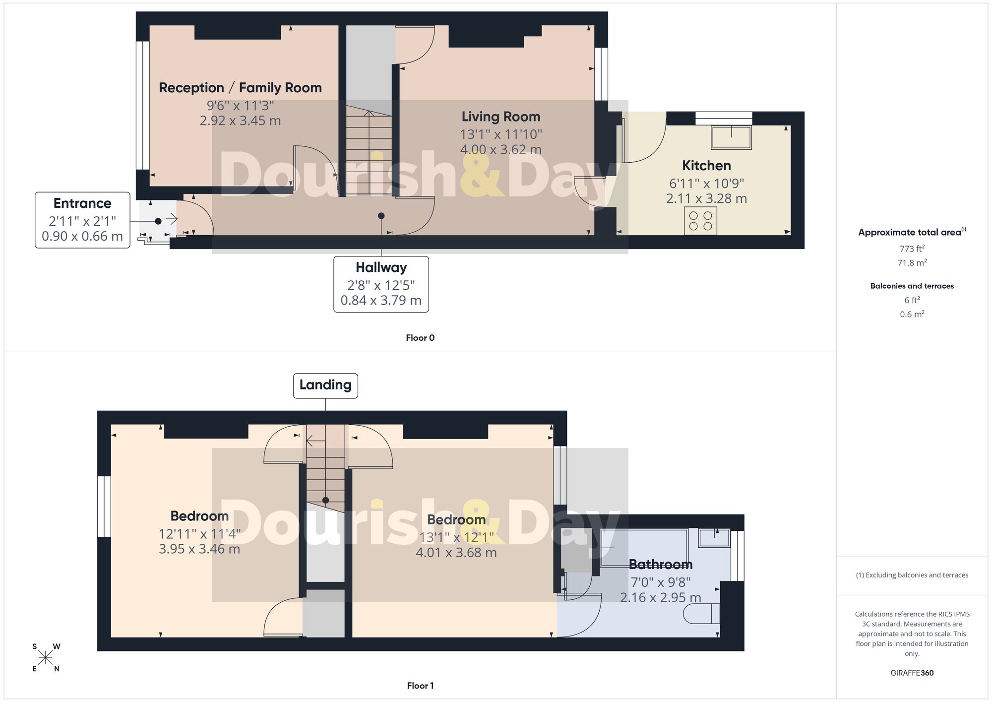 2 bed end of terrace house for sale in Liddle Street, Stoke-On-Trent, ST4 - Property floorplan