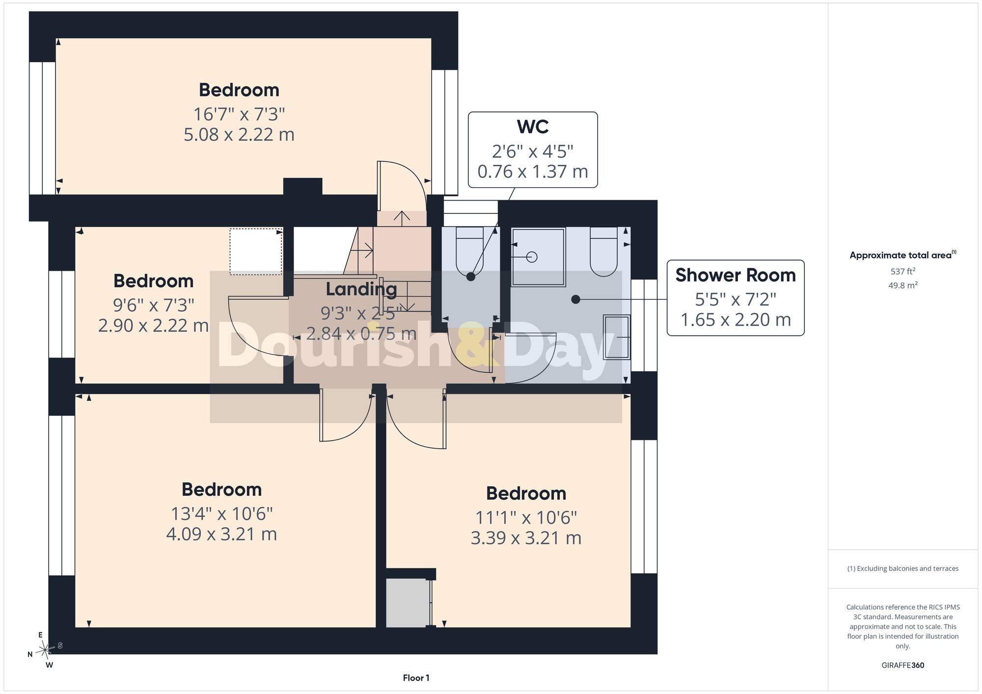 4 bed detached house for sale in Porlock Avenue, Stafford, ST17 - Property floorplan