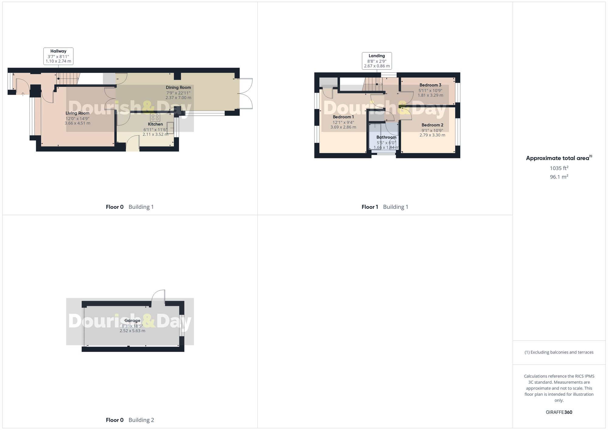 3 bed detached house to rent in Sweetbriar Way, Stafford, ST17 - Property floorplan