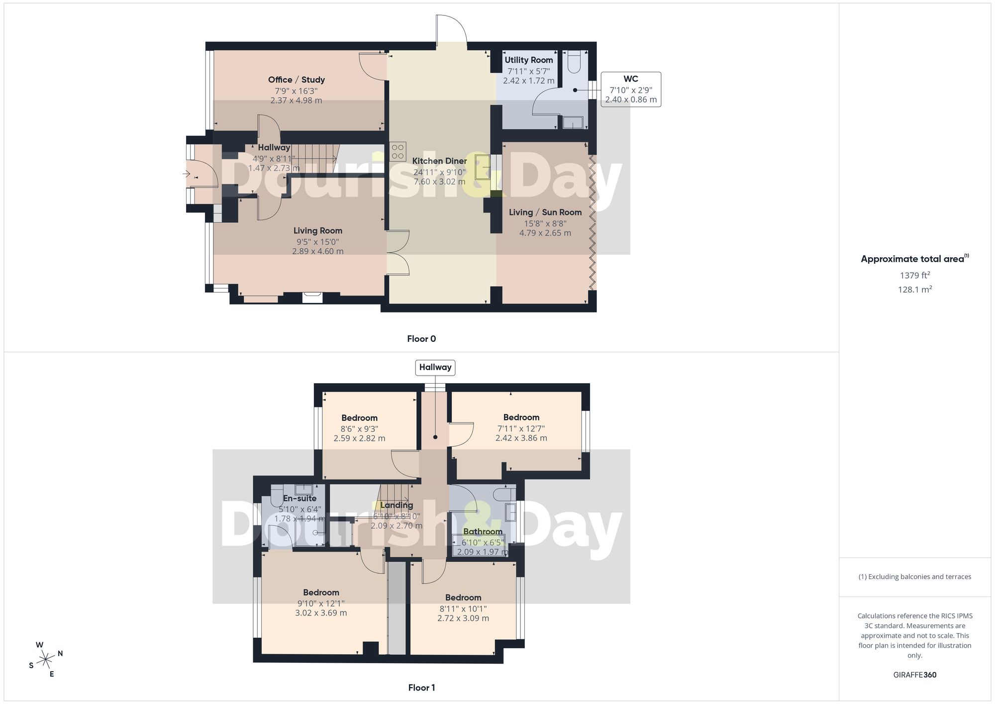 4 bed detached house for sale in Cairns Drive, Stafford, ST16 - Property floorplan