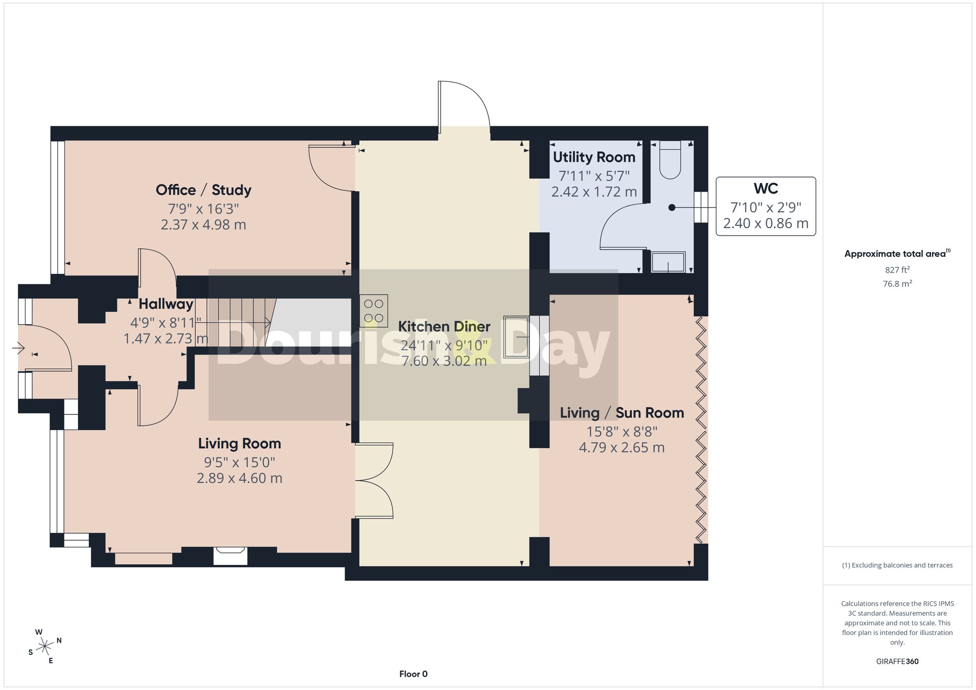 4 bed detached house for sale in Cairns Drive, Stafford, ST16 - Property floorplan