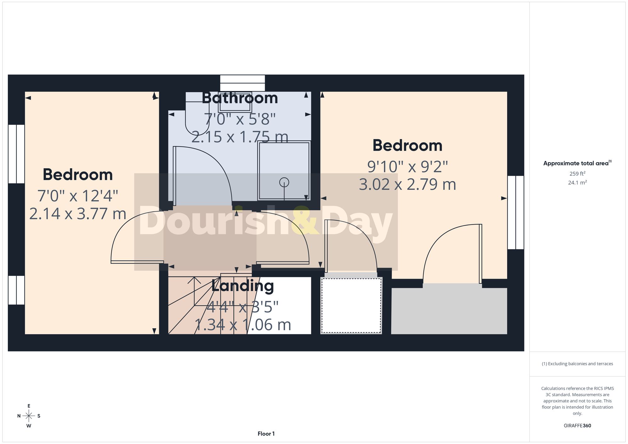 2 bed semi-detached house for sale in Stokesay Lane, Stafford, ST16 - Property floorplan