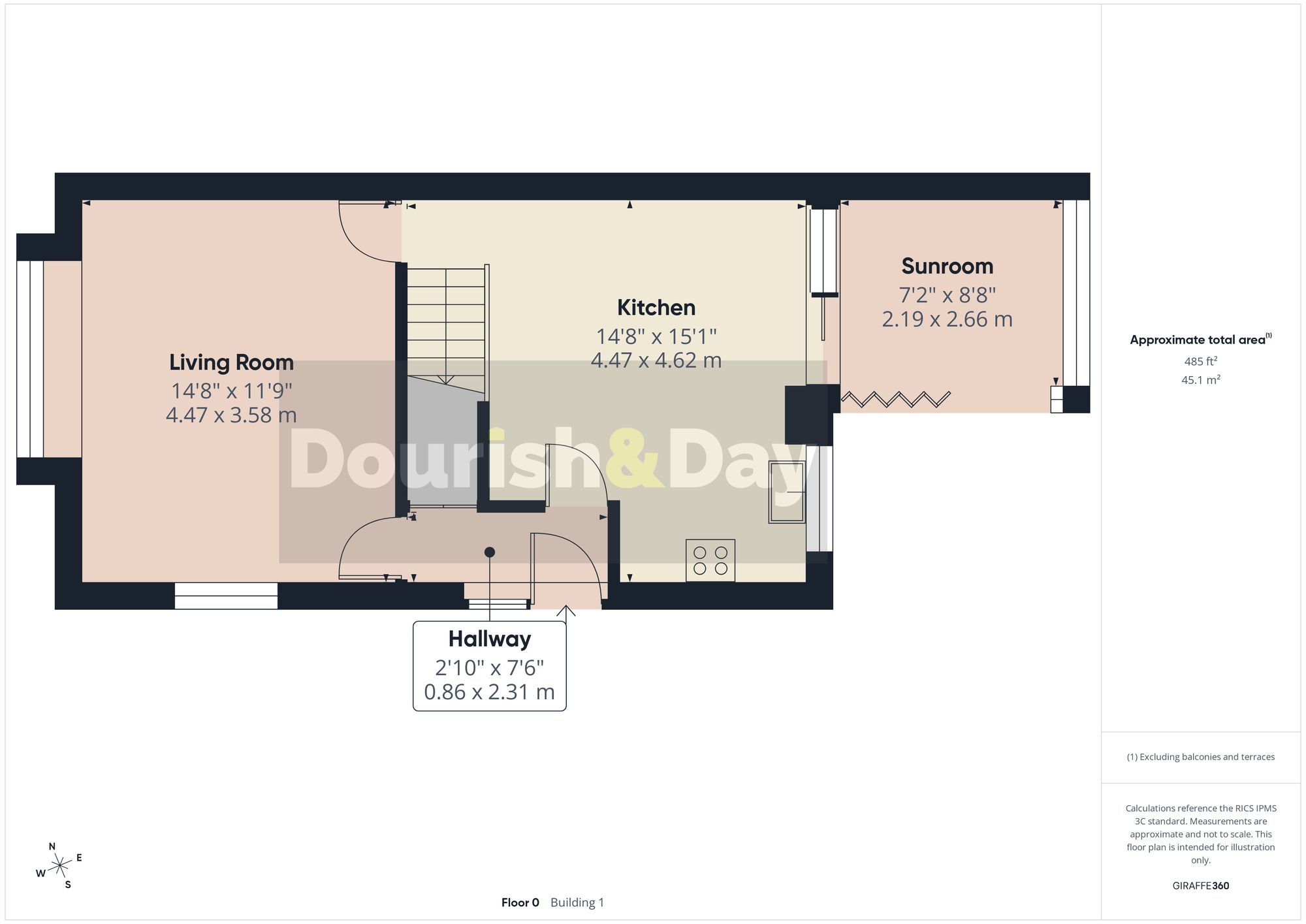 3 bed semi-detached house for sale in Rookswood Copse, Stafford, ST17 - Property floorplan