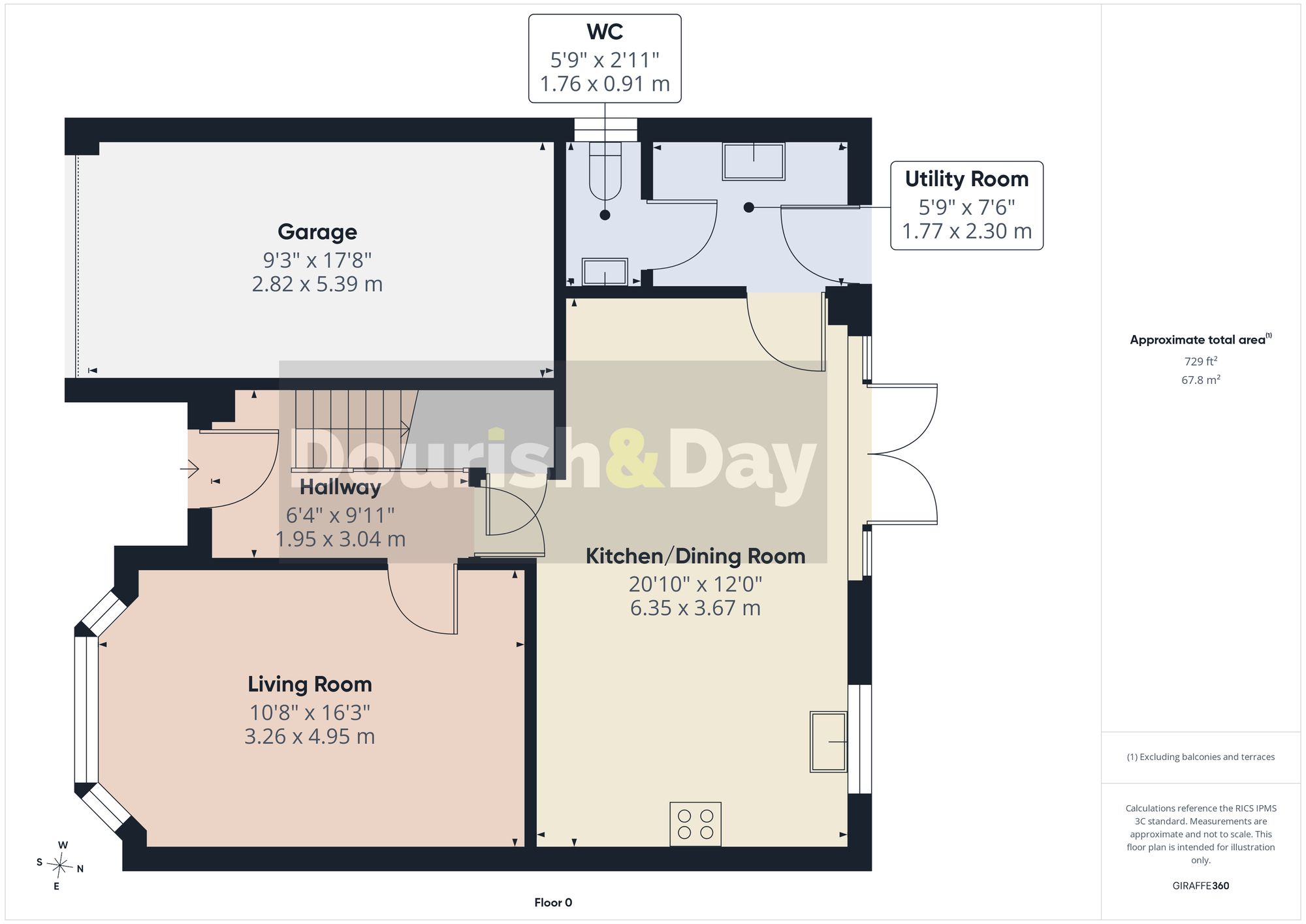 4 bed detached house for sale in Northburgh Avenue, Stafford, ST18 - Property floorplan
