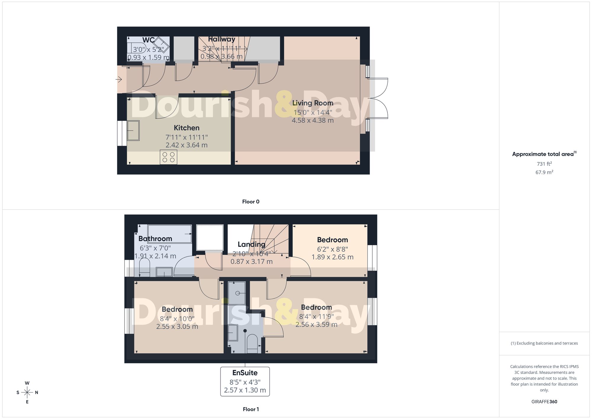 3 bed semi-detached house for sale in Lawton Street, Hednesford, WS12 - Property floorplan