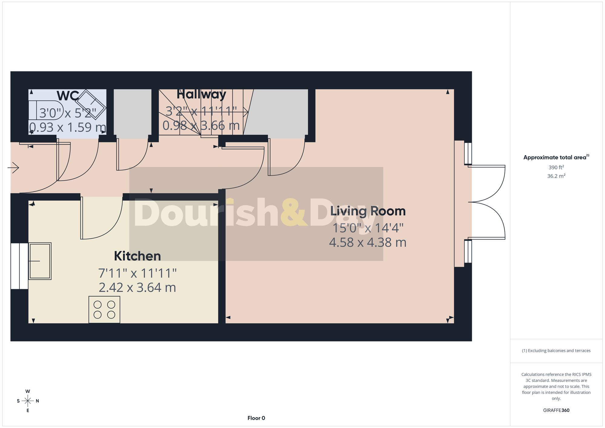 3 bed semi-detached house for sale in Lawton Street, Hednesford, WS12 - Property floorplan