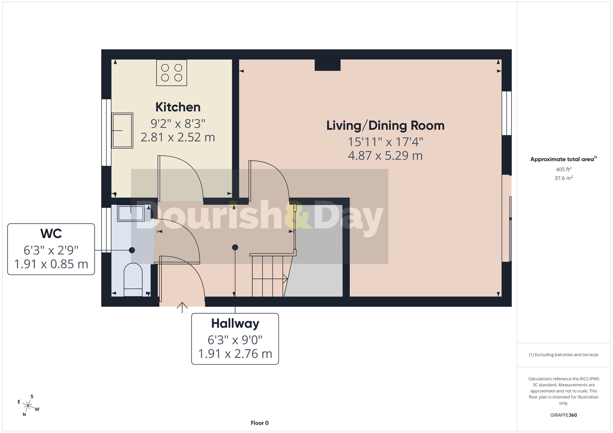 3 bed link detached house for sale in Swansmoor Drive, Hixon, ST18 - Property floorplan