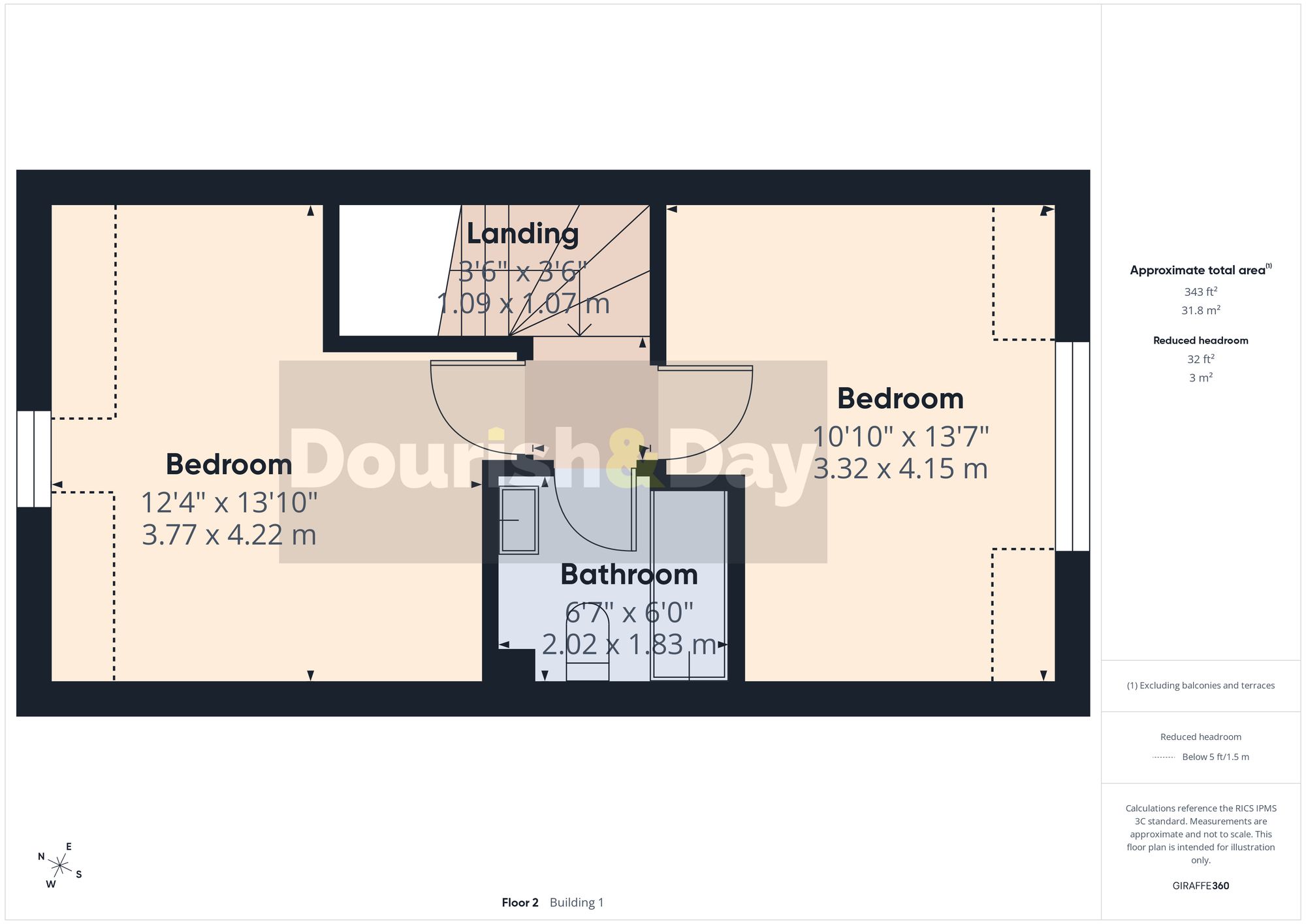 3 bed semi-detached house for sale in Avondale Circle, Stafford, ST18 - Property floorplan