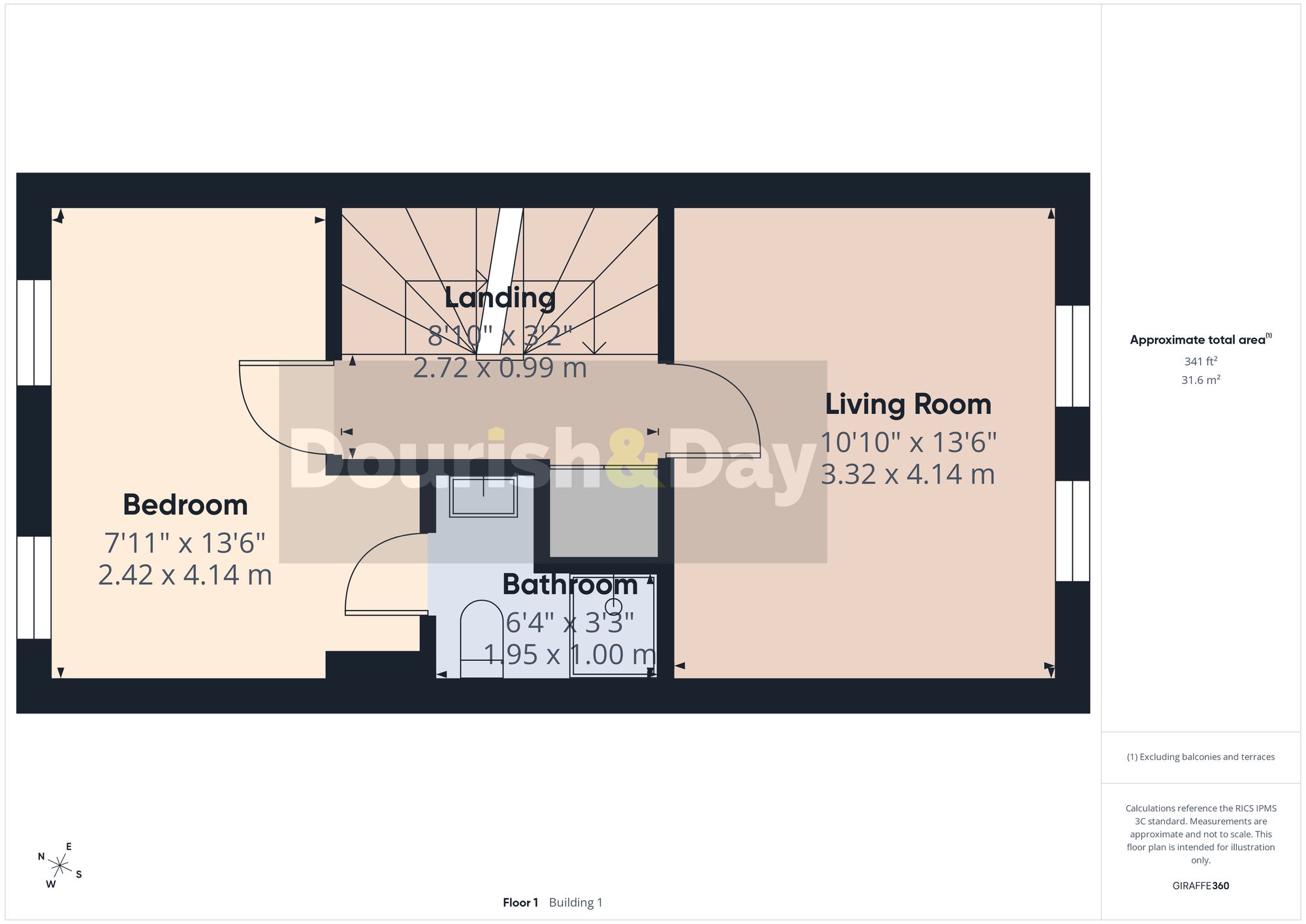 3 bed semi-detached house for sale in Avondale Circle, Stafford, ST18 - Property floorplan
