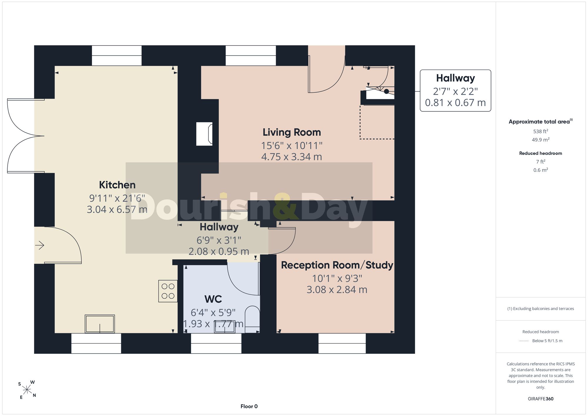 3 bed detached house for sale in Jug Bank, Ashley, TF9 - Property floorplan