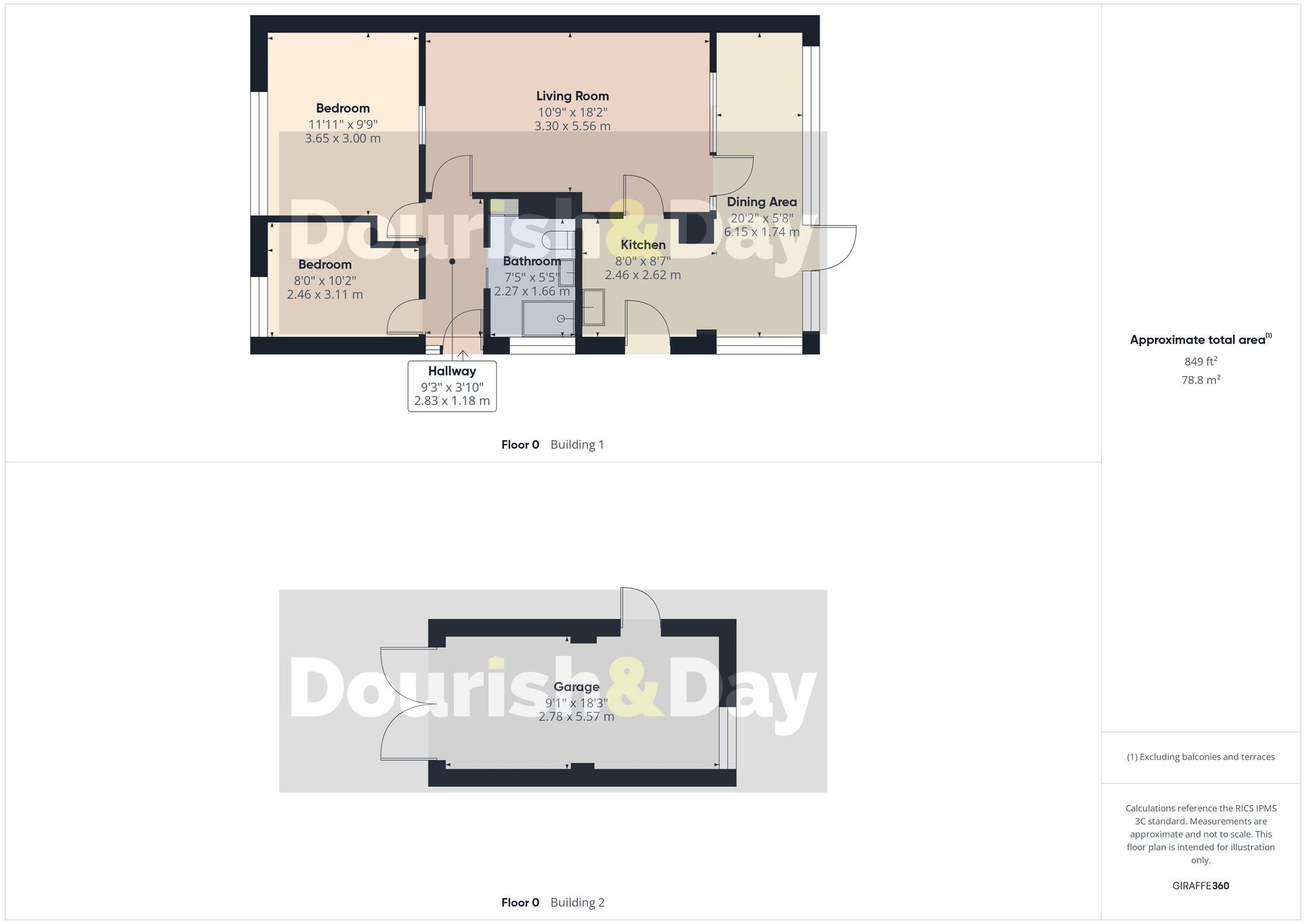 2 bed semi-detached house for sale in Redhill Gorse, Stafford, ST16 - Property floorplan