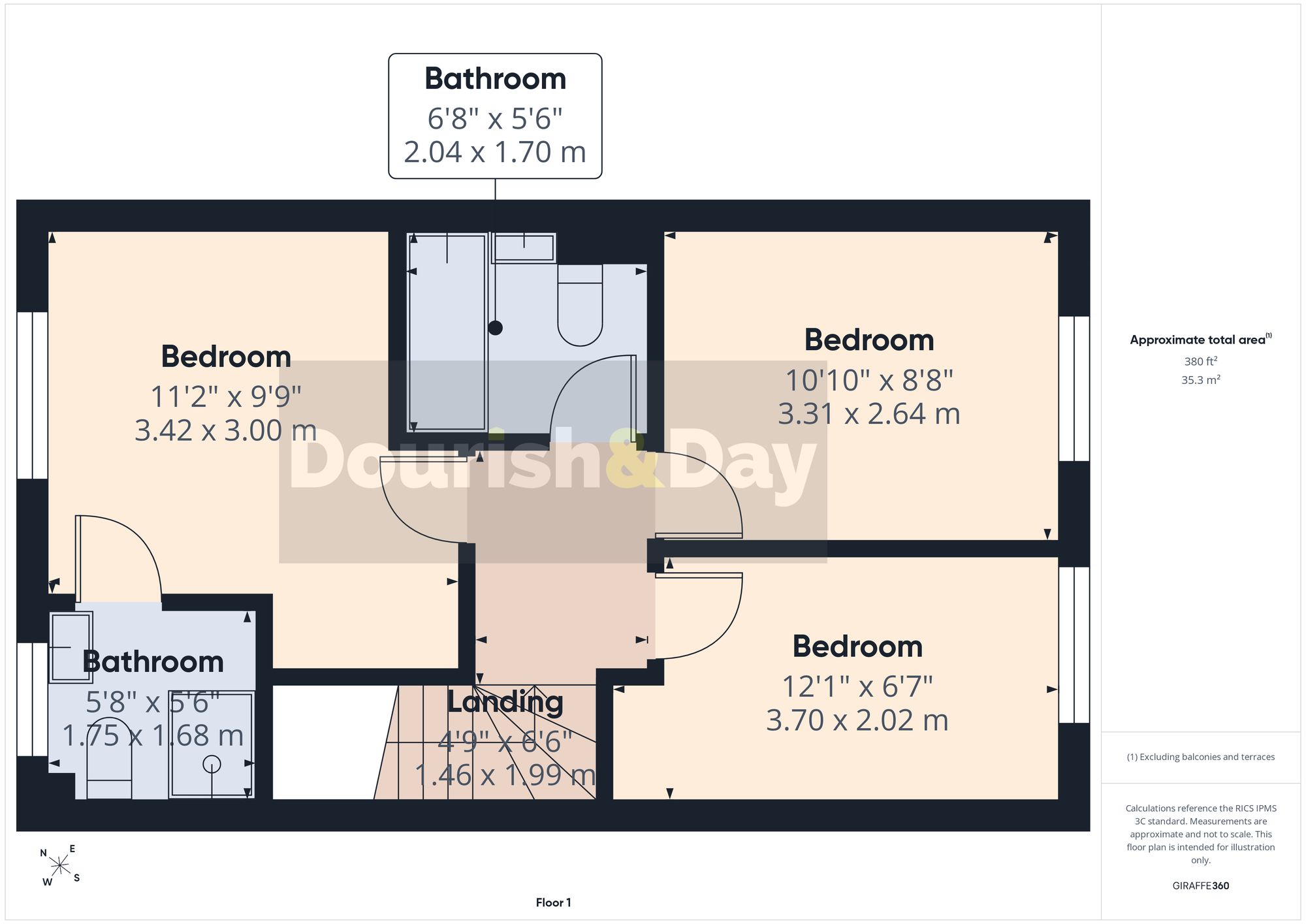 3 bed semi-detached house for sale in Blakes Meadow, Wem, SY4 - Property floorplan