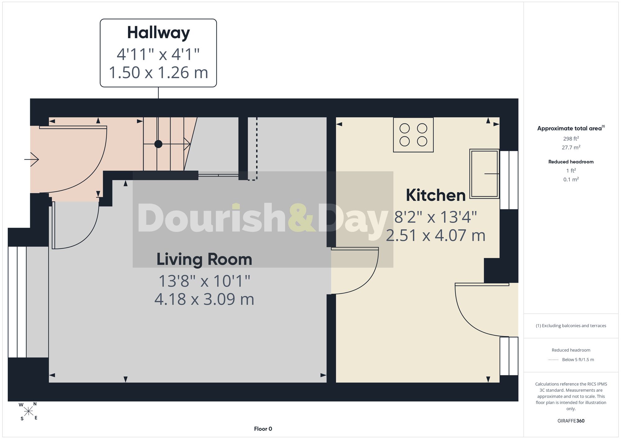 2 bed mid-terraced house to rent in Caernarvon Avenue, Stone, ST15 - Property floorplan