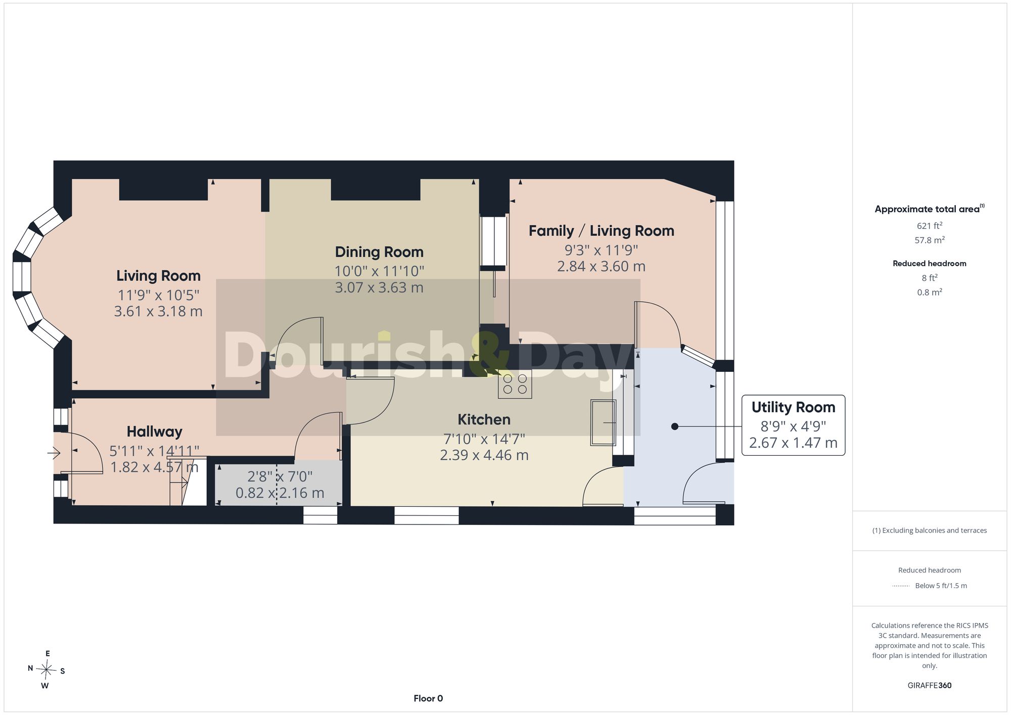 3 bed semi-detached house for sale in Tixall Road, Stafford, ST16 - Property floorplan