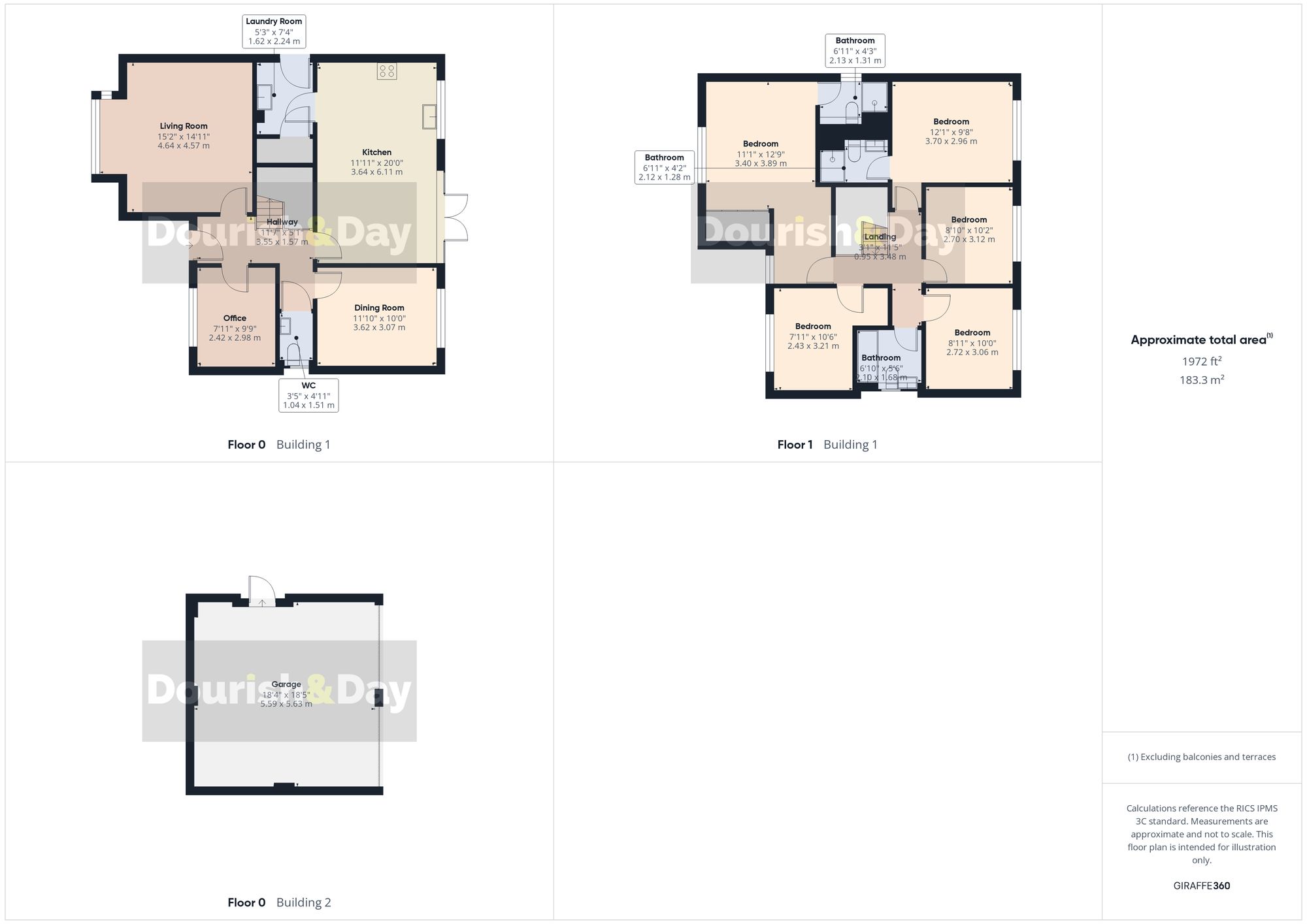 5 bed detached house for sale in Hertford Place, Stafford, ST18 - Property floorplan