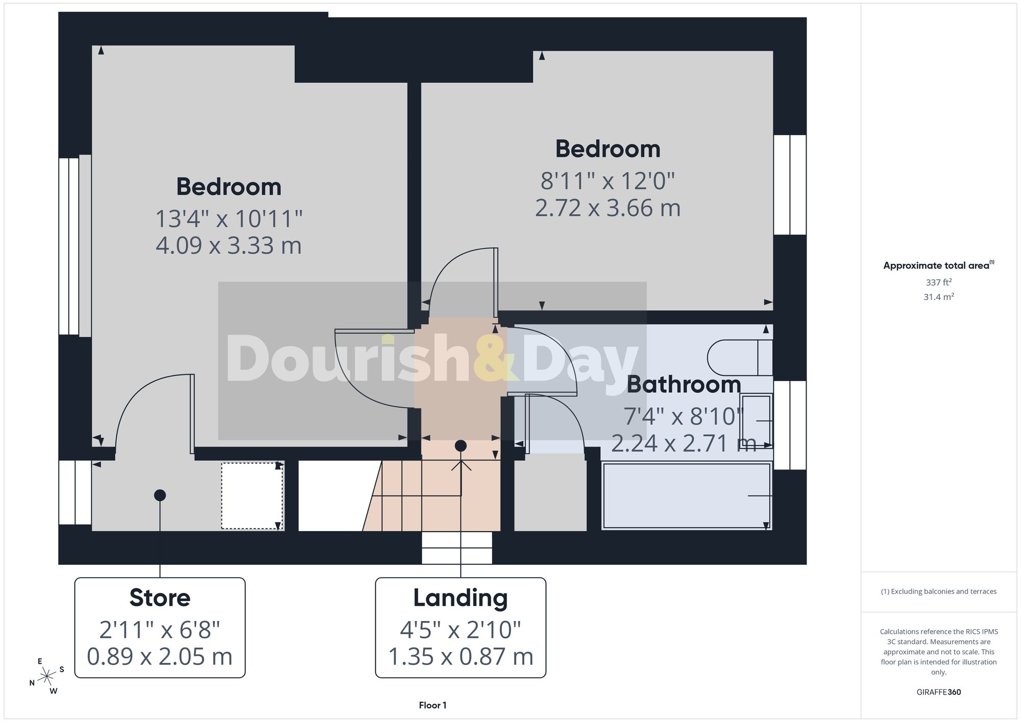 2 bed end of terrace house for sale in Princes Street, Stone, ST15 - Property floorplan