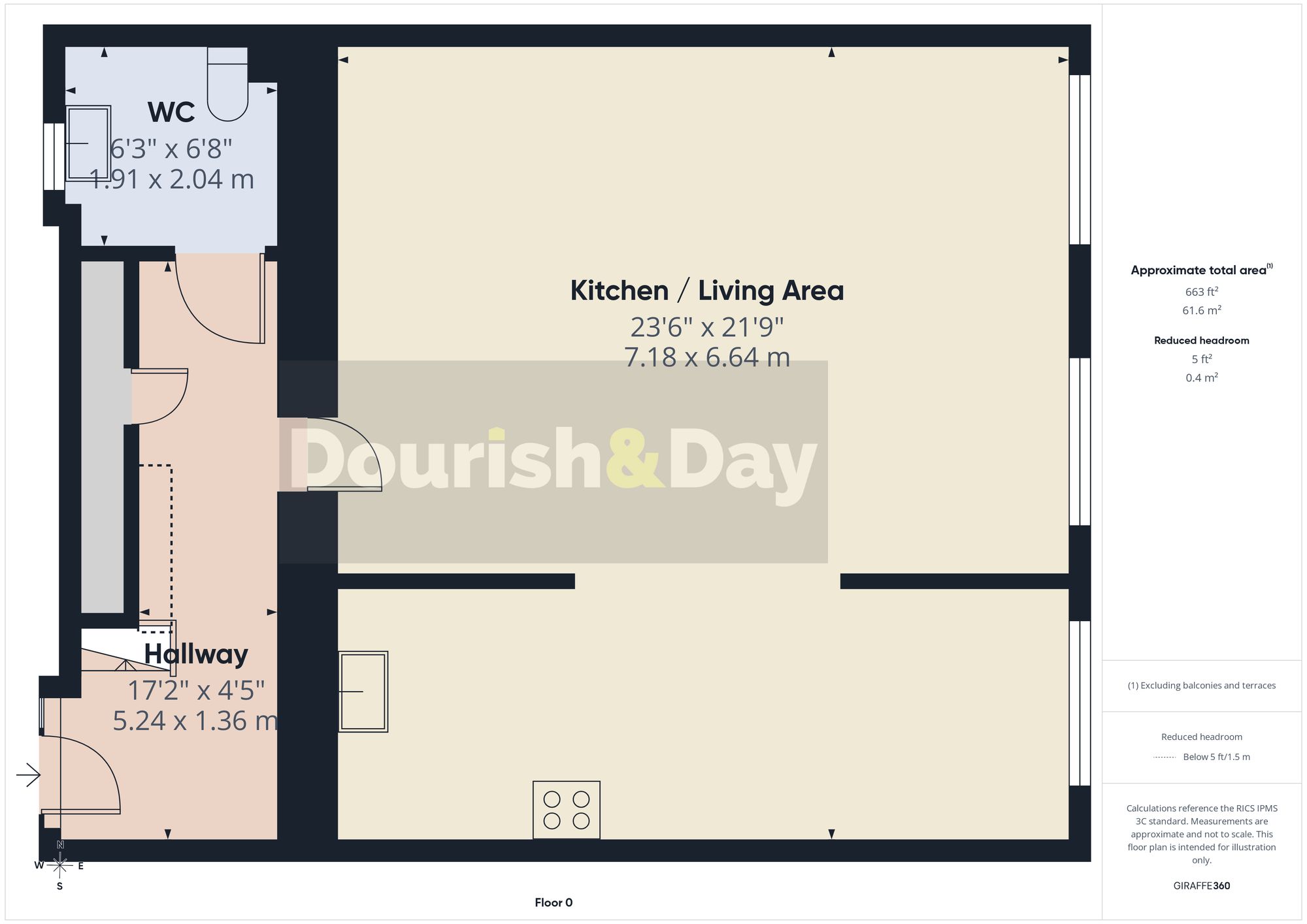 4 bed mid-terraced house for sale in Chetwynd Court, Stafford, ST17 - Property floorplan