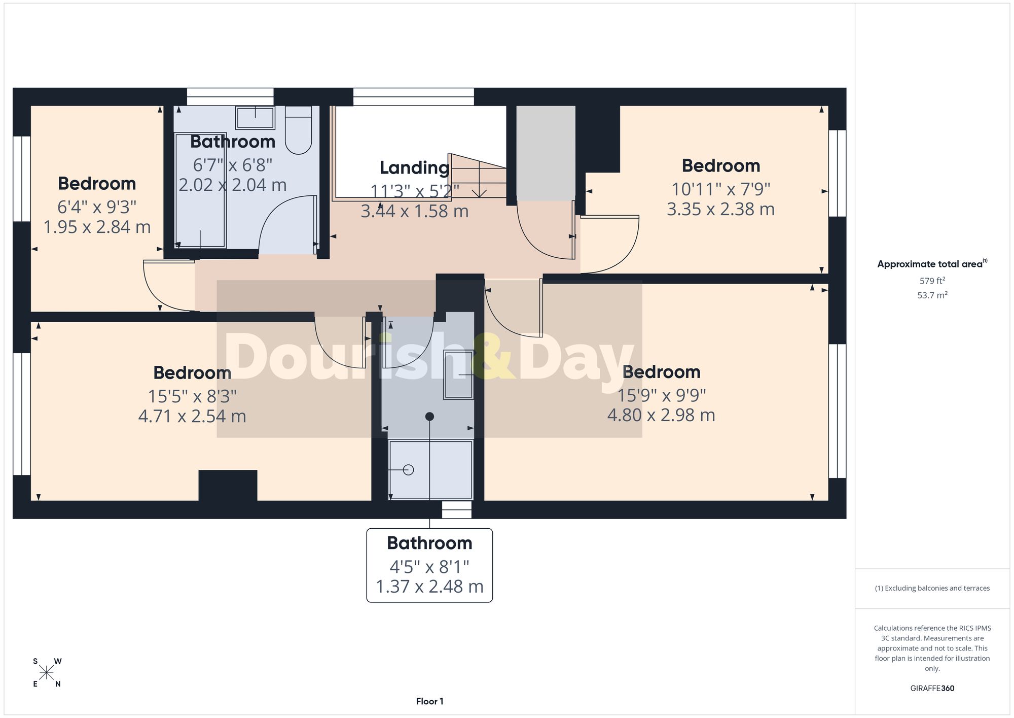4 bed detached house for sale in Horsebrook Lane, Brewood, ST19 - Property floorplan