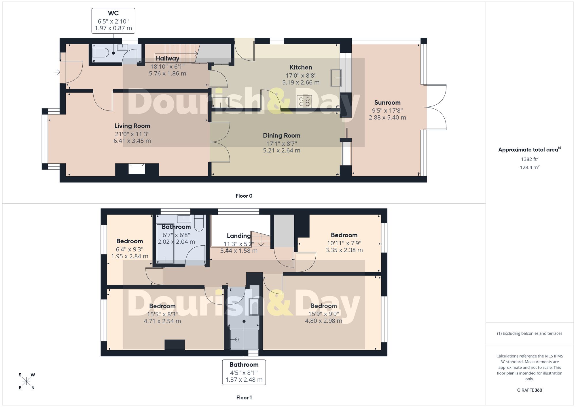 4 bed detached house for sale in Horsebrook Lane, Brewood, ST19 - Property floorplan