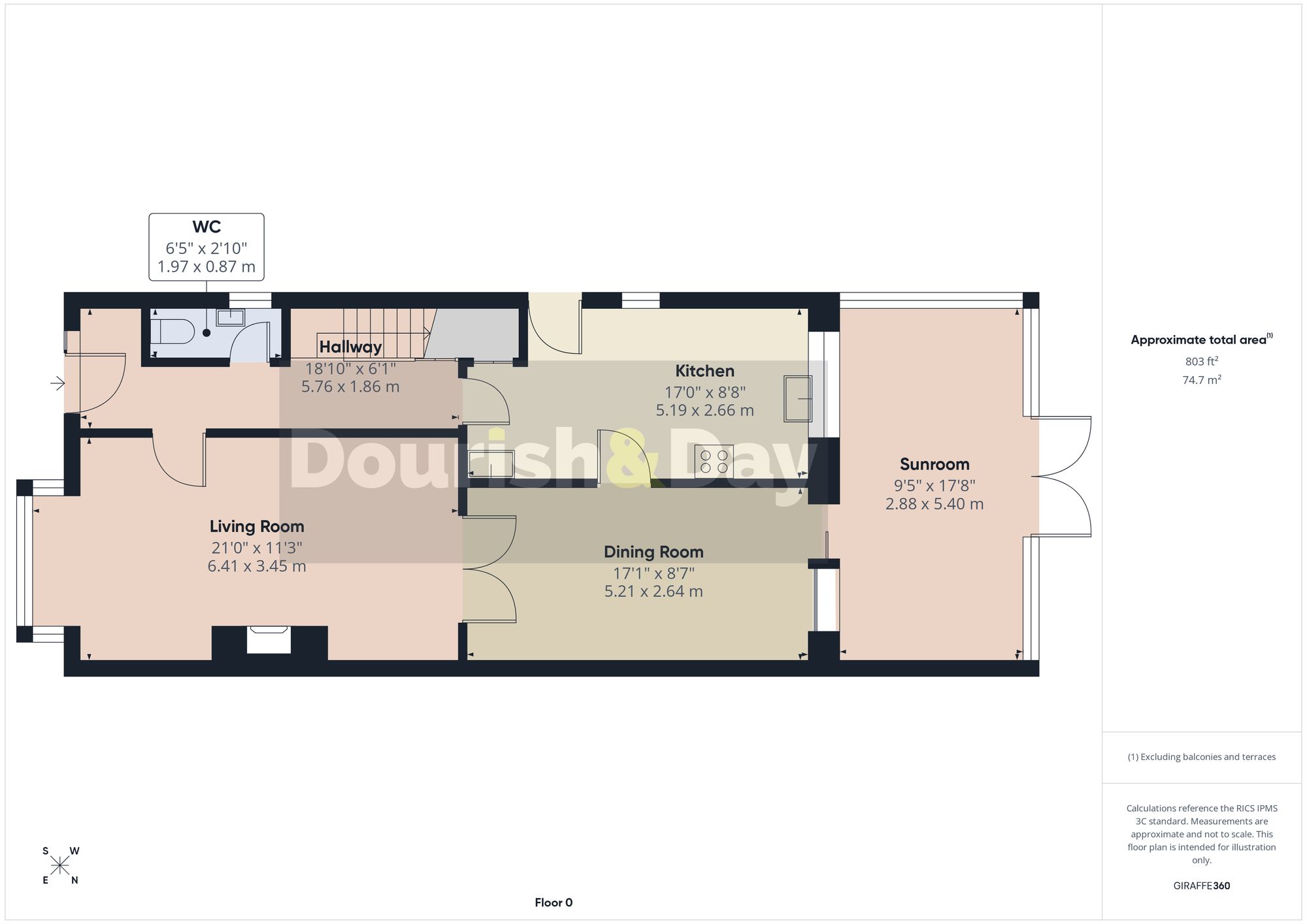 4 bed detached house for sale in Horsebrook Lane, Brewood, ST19 - Property floorplan