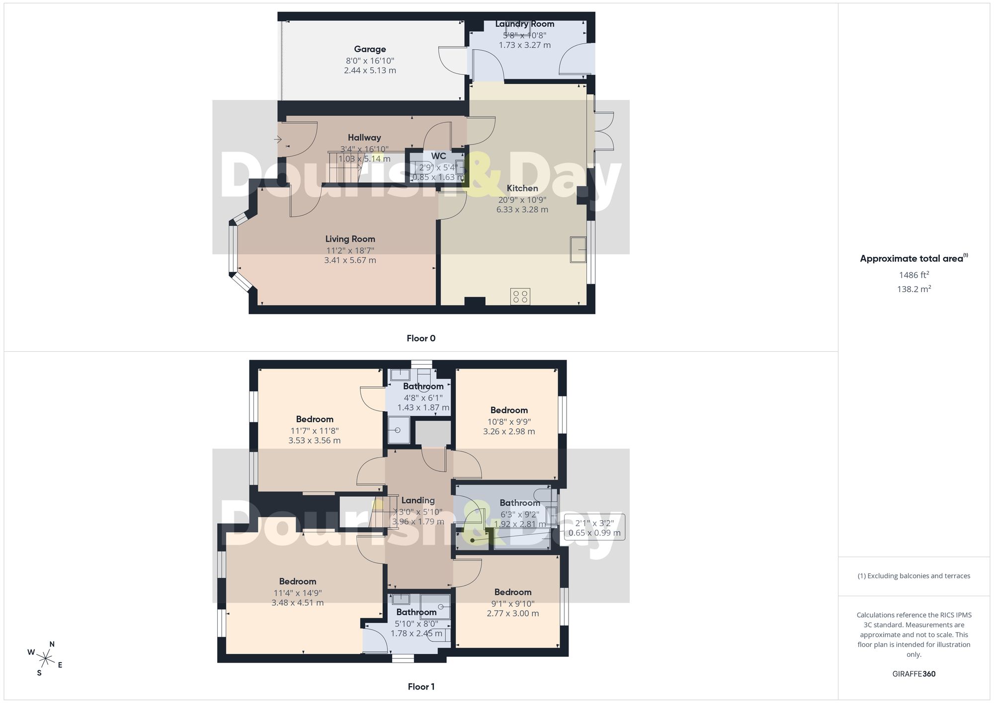 4 bed detached house for sale in Andrus Way, Stafford, ST16 - Property floorplan
