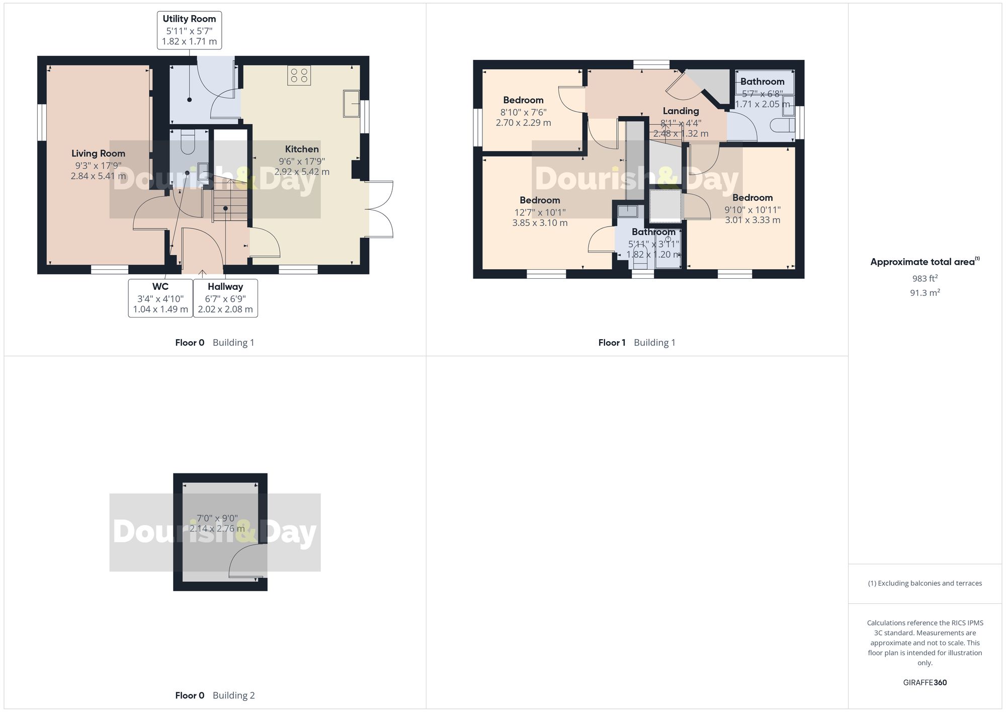 3 bed detached house for sale in Orwell Road, Market Drayton, TF9 - Property floorplan
