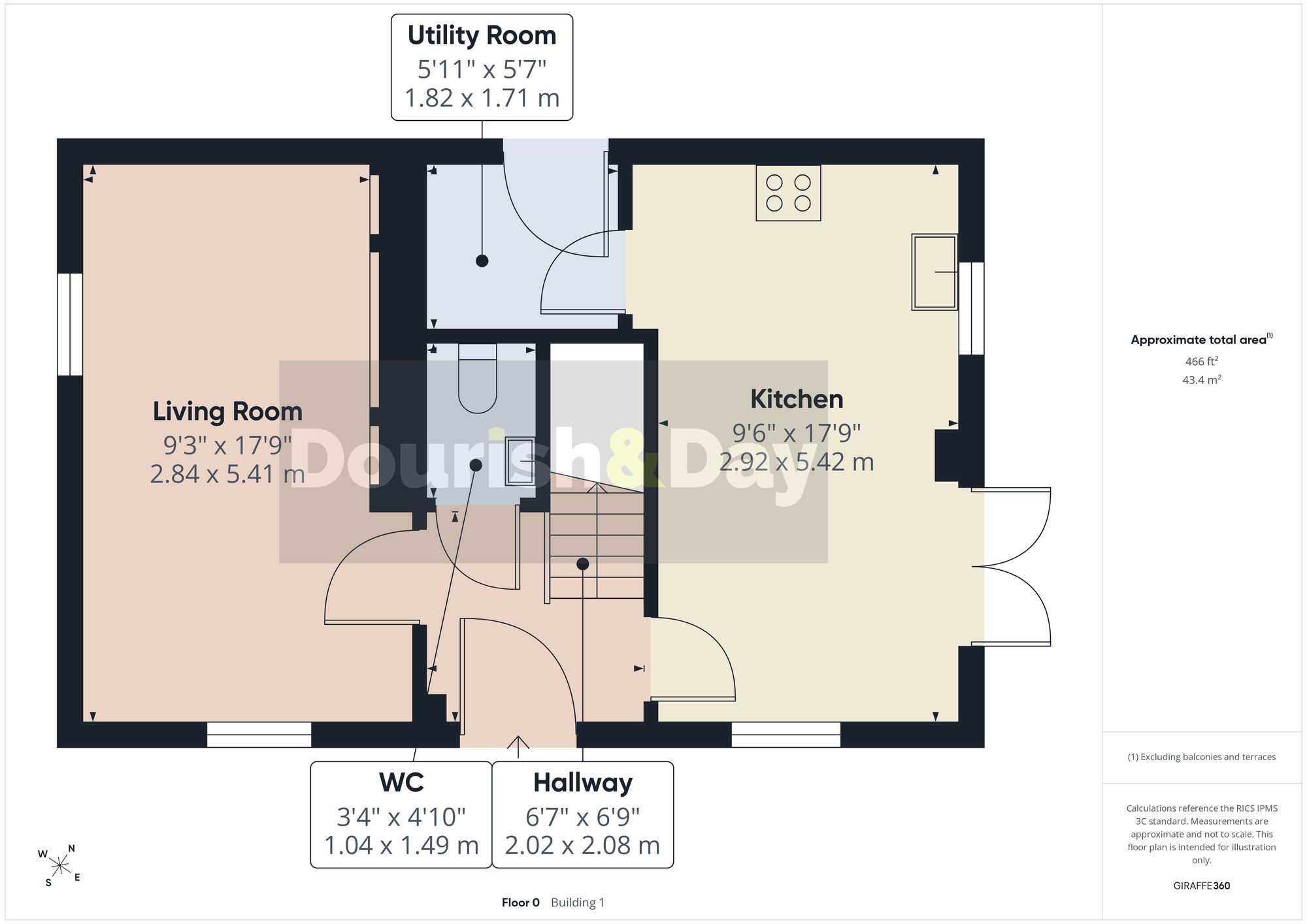 3 bed detached house for sale in Orwell Road, Market Drayton, TF9 - Property floorplan