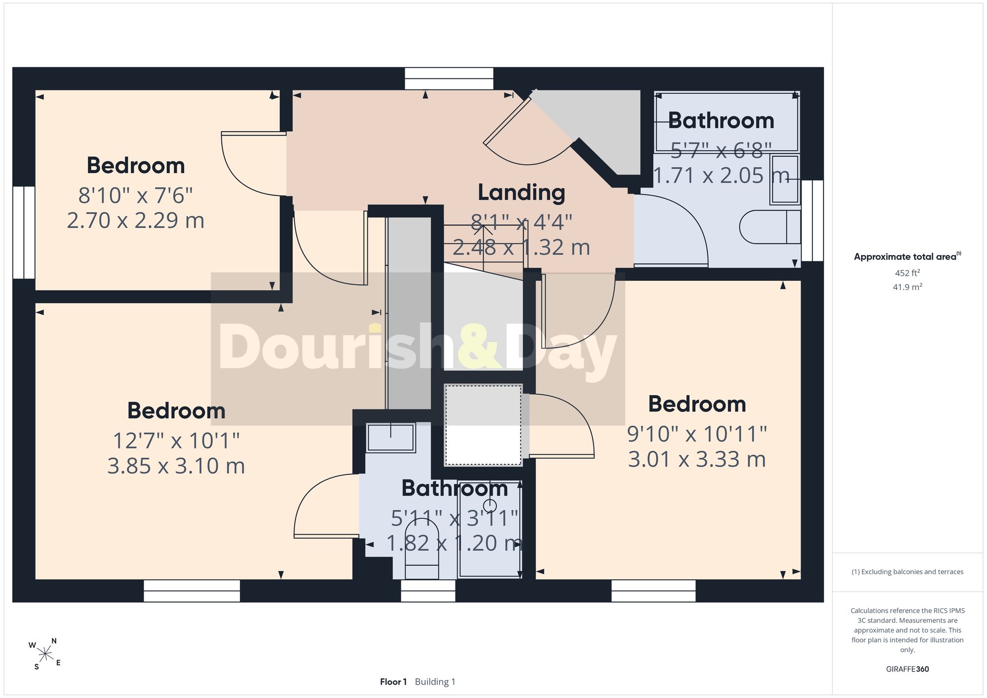 3 bed detached house for sale in Orwell Road, Market Drayton, TF9 - Property floorplan