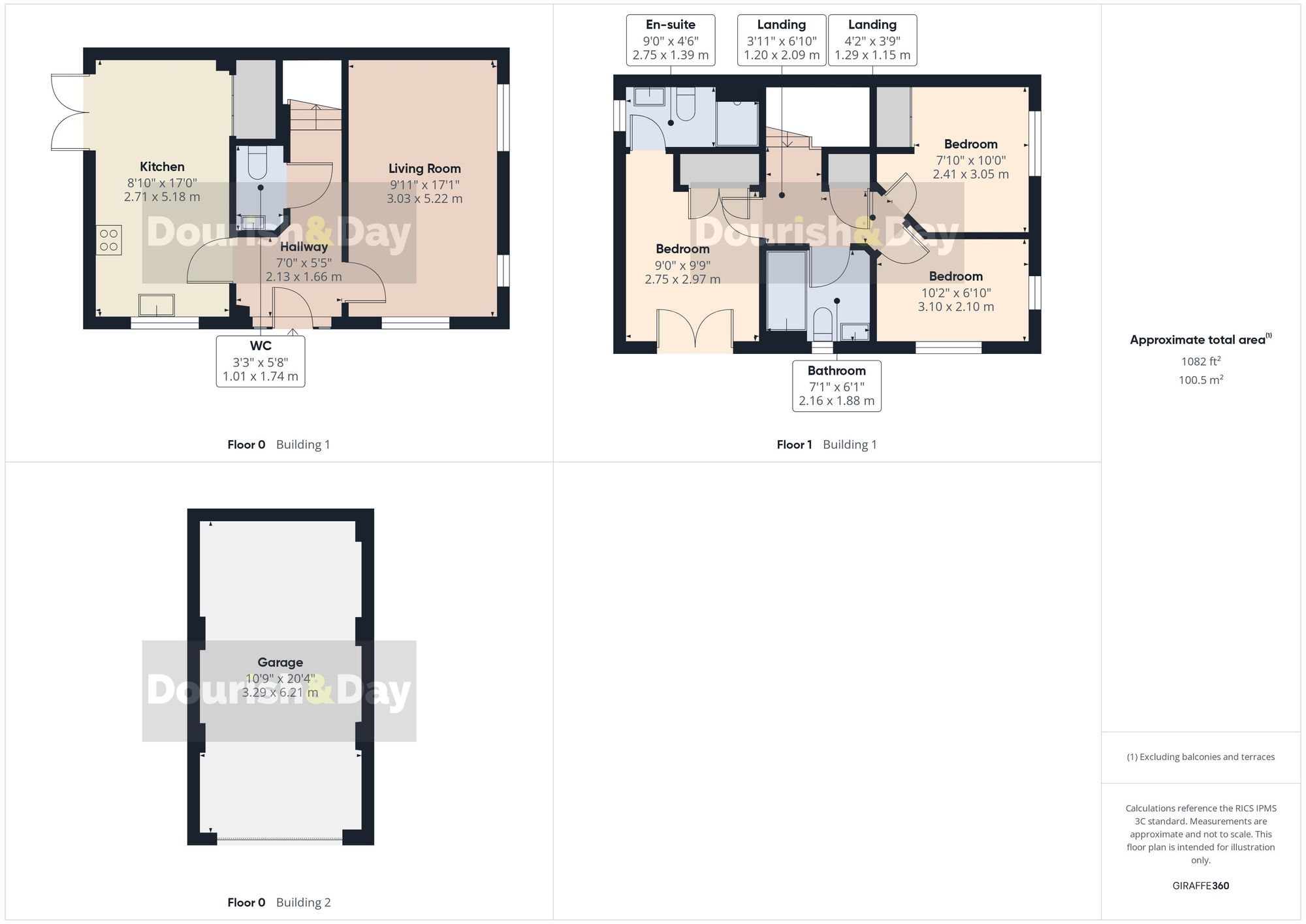 3 bed detached house for sale in Delphinium Place, Stafford, ST17 - Property floorplan