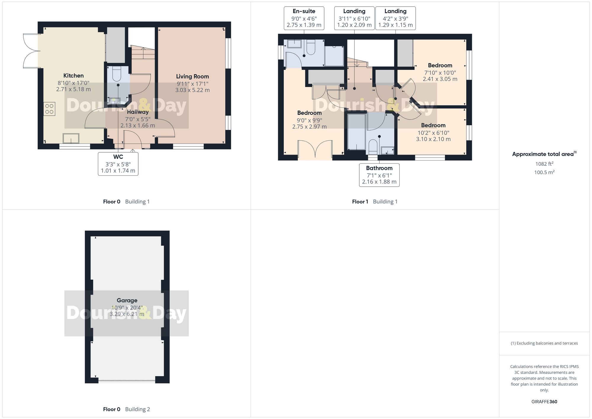 3 bed detached house for sale in Delphinium Place, Stafford, ST17 - Property floorplan