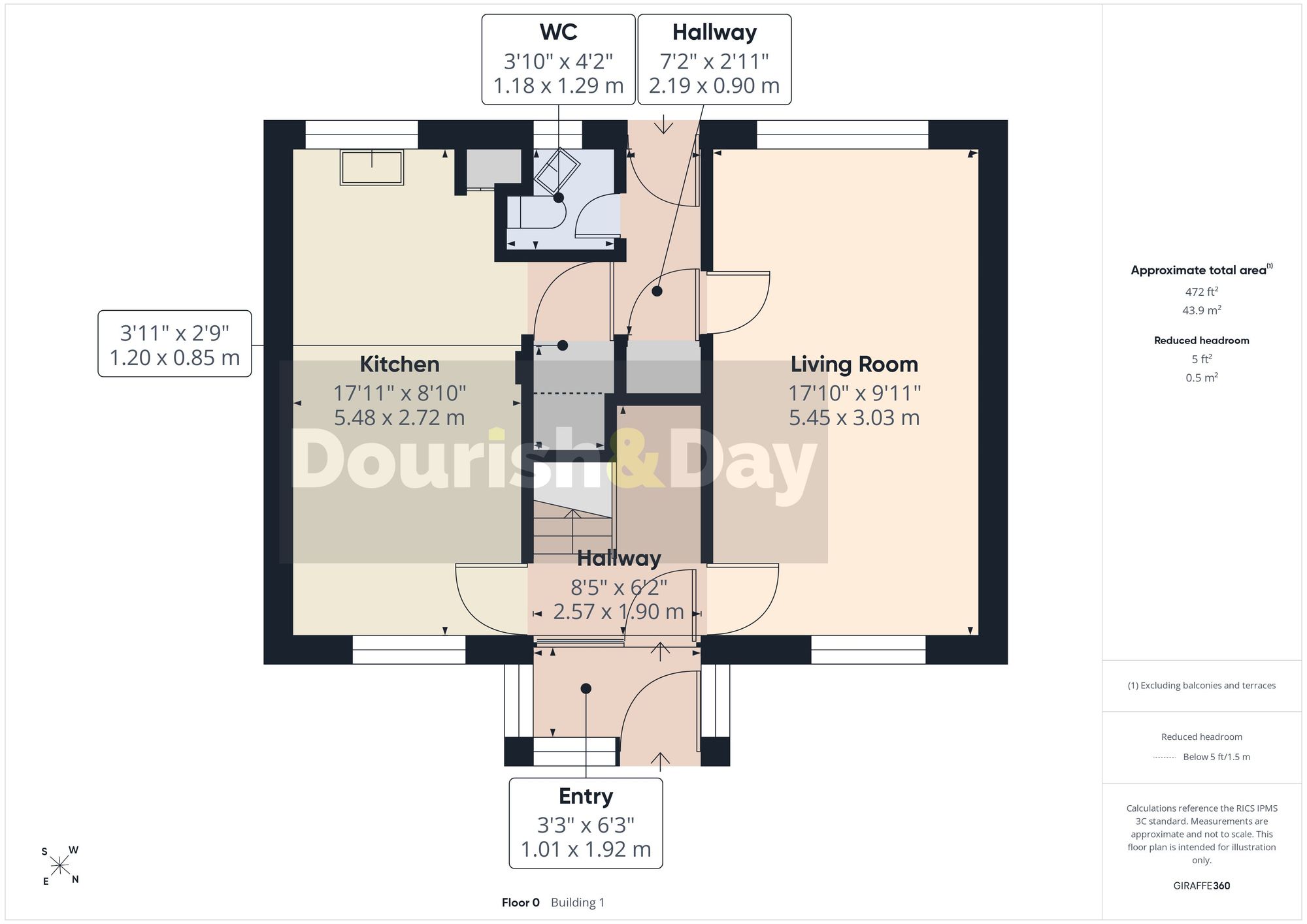 3 bed end of terrace house for sale in Maple Grove, Stafford, ST17 - Property floorplan