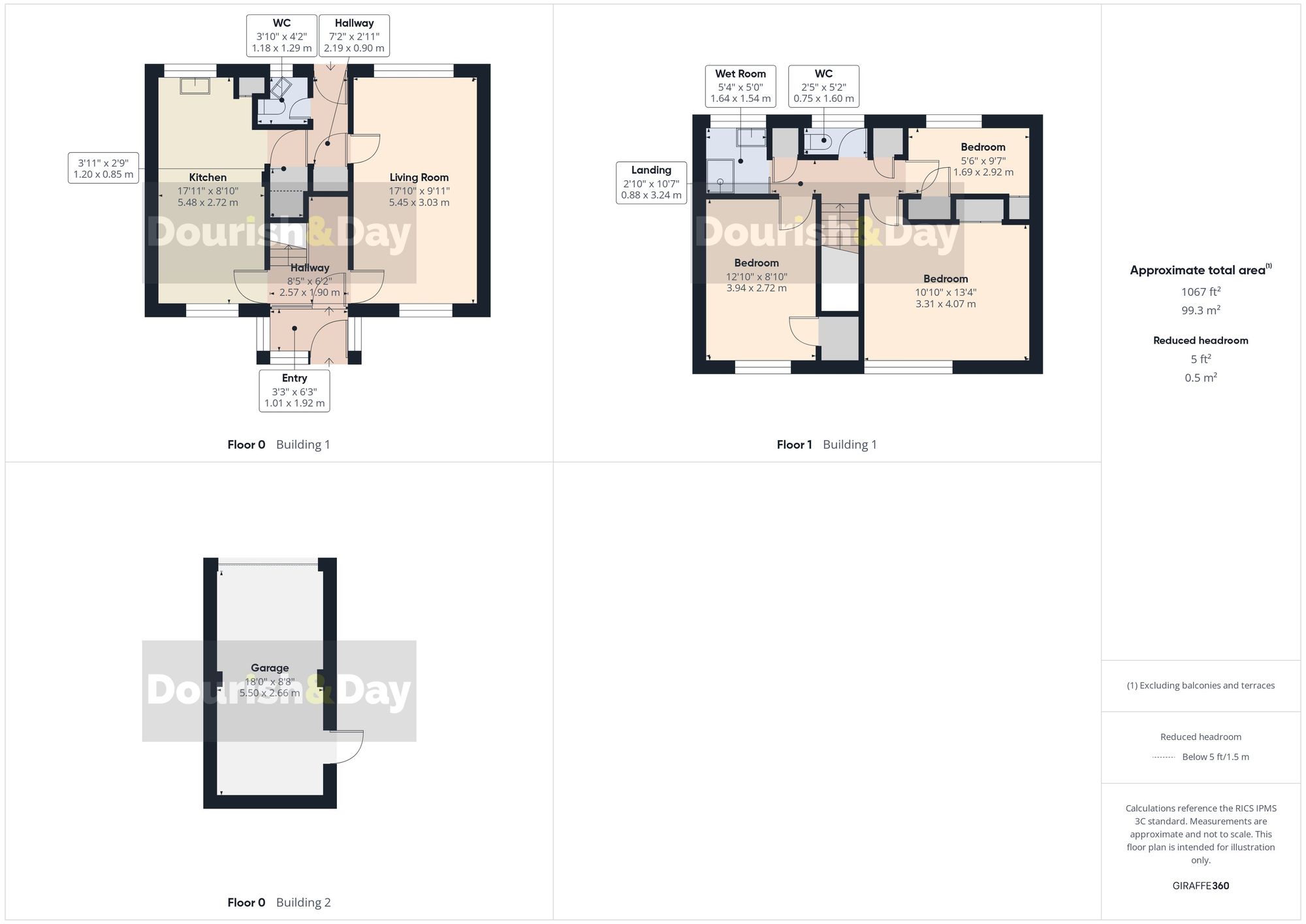 3 bed end of terrace house for sale in Maple Grove, Stafford, ST17 - Property floorplan