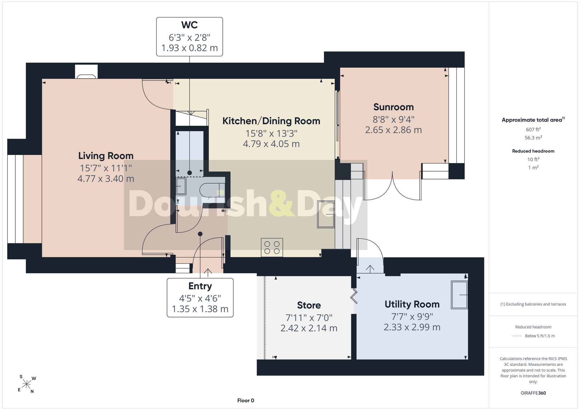 3 bed detached house for sale in Cameo Way, Stafford, ST16 - Property floorplan
