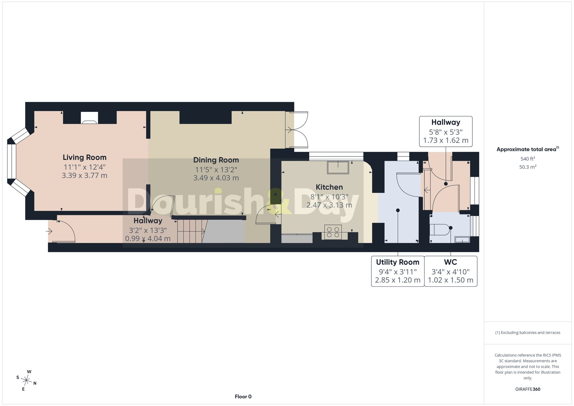 3 bed mid-terraced house for sale in Talbot Street, Whitchurch, SY13 - Property floorplan